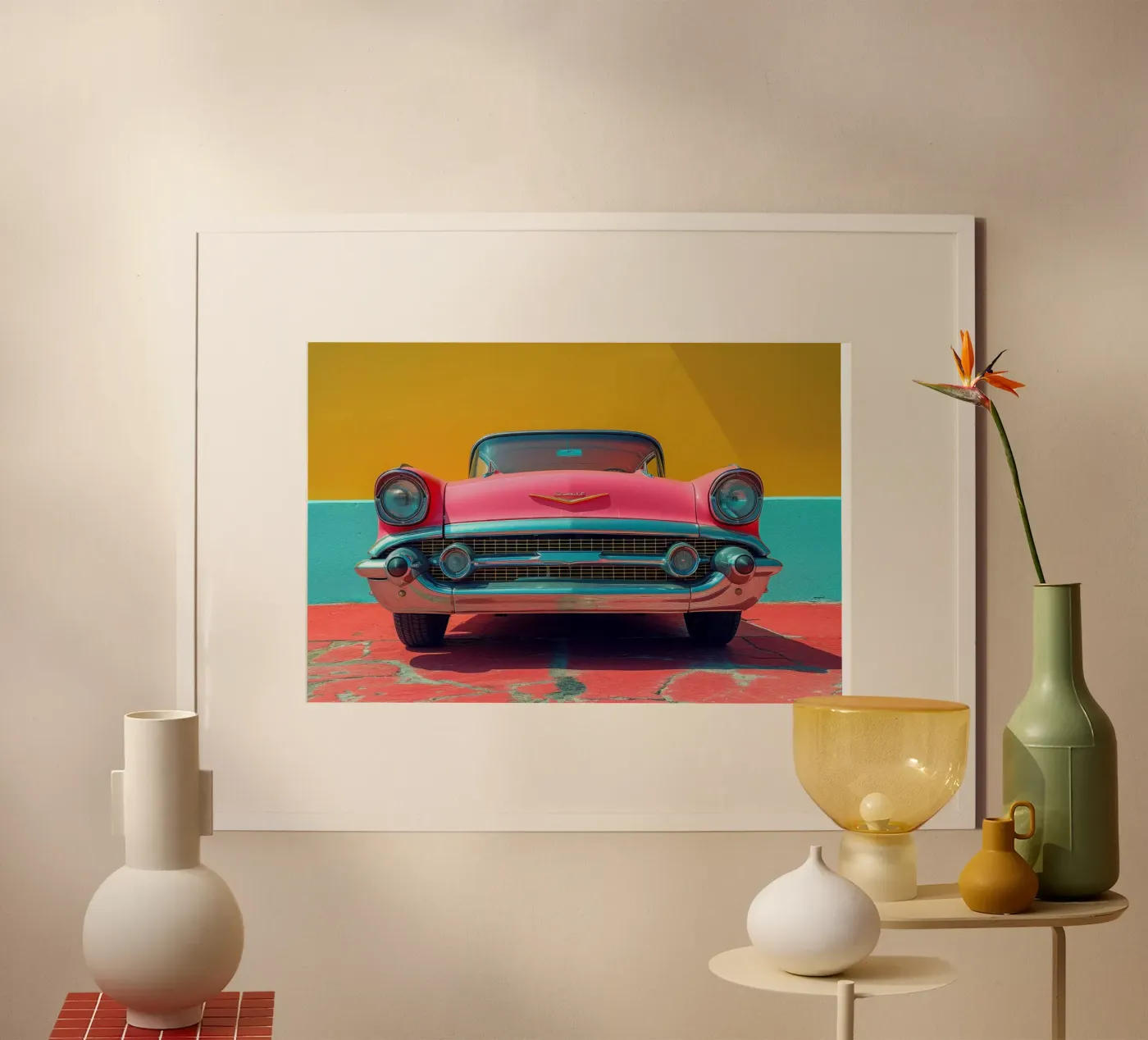 Pinky Car poster da Pink California | Affiches & Posters