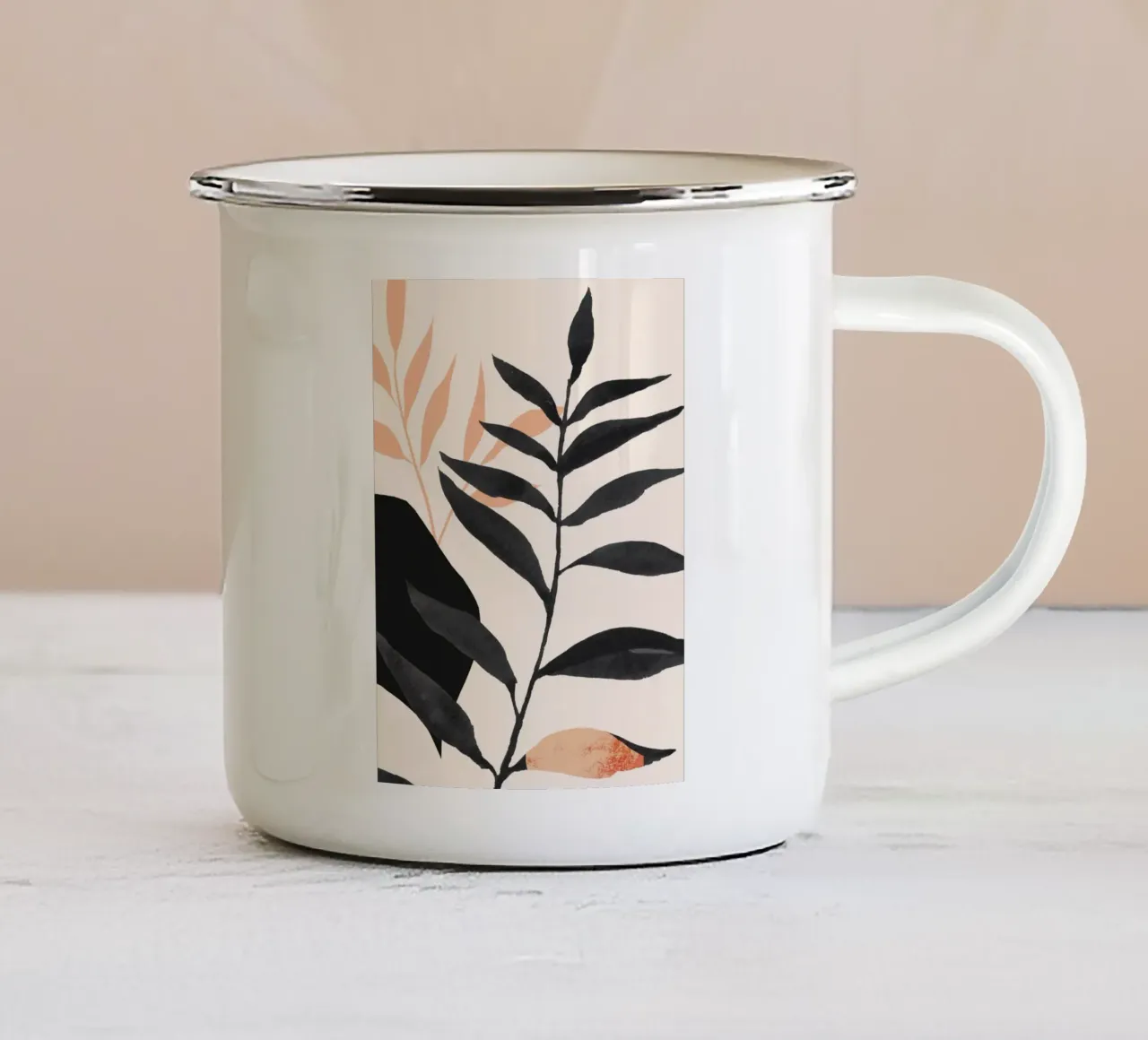 Forma tropicale tazza in smalto da M.A.Z.U.N.