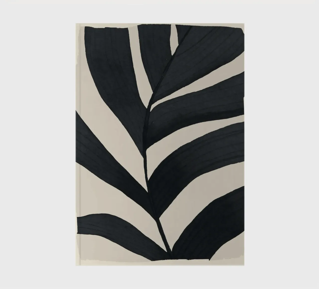 Feuille abstraite minimale carnet de notes de M.A.Z.U.N.