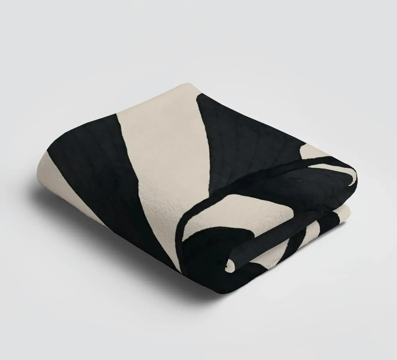 Minimal Abstract Leaf Form towel by M.A.Z.U.N.