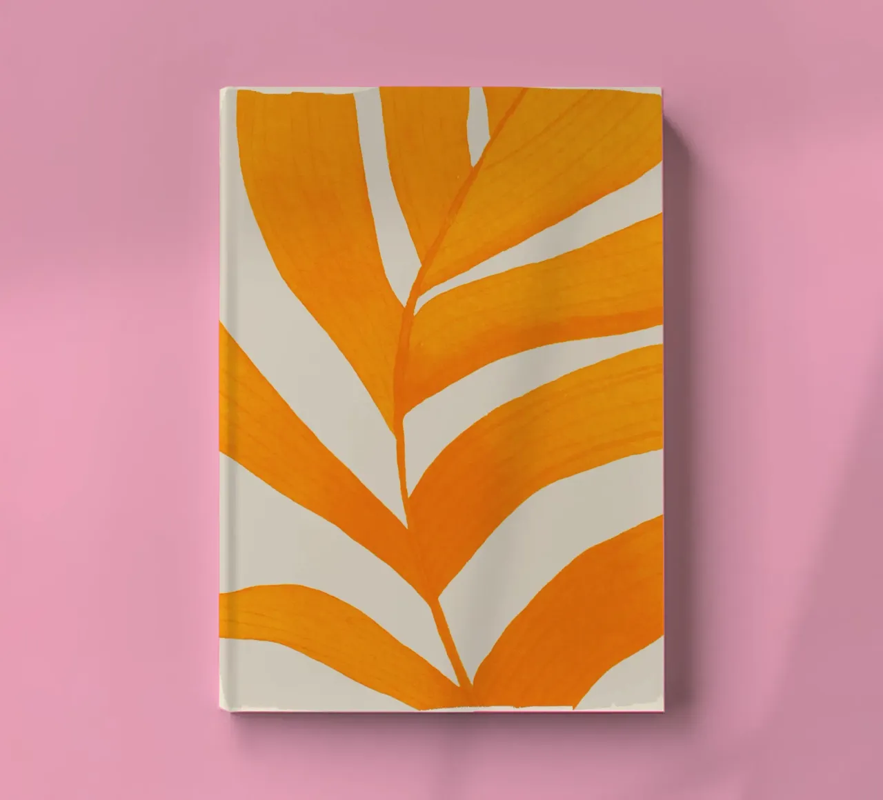 Minimal Abstract Leaf Form 2 notebook by M.A.Z.U.N.