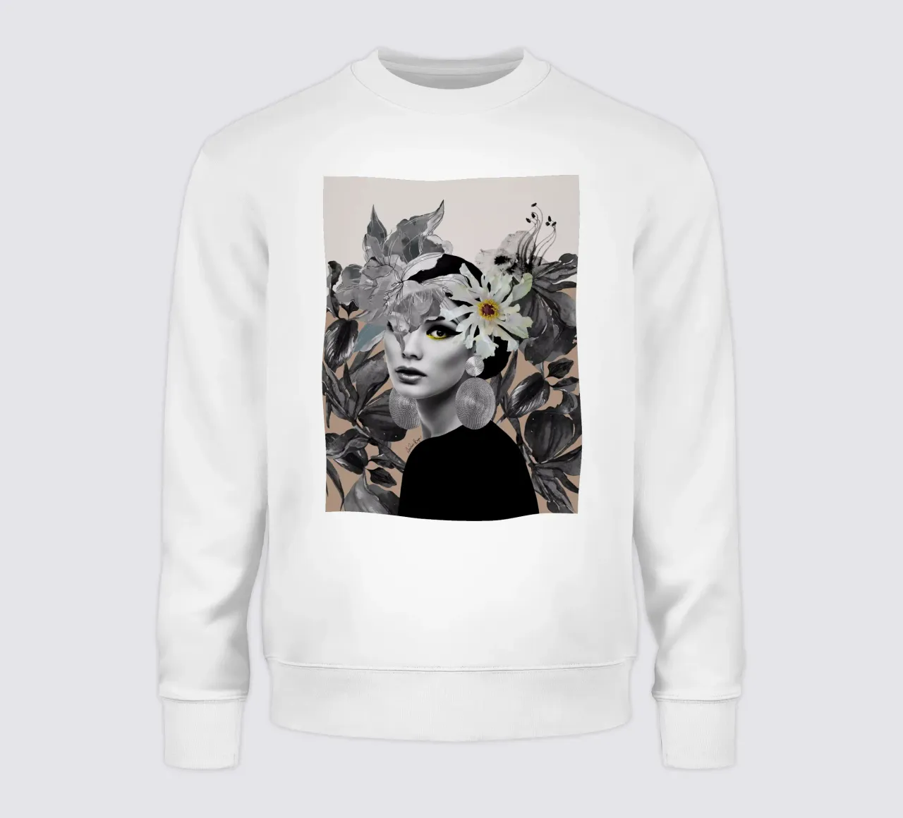 Clicquot Peach sweatshirt by Ana Paula Hoppe