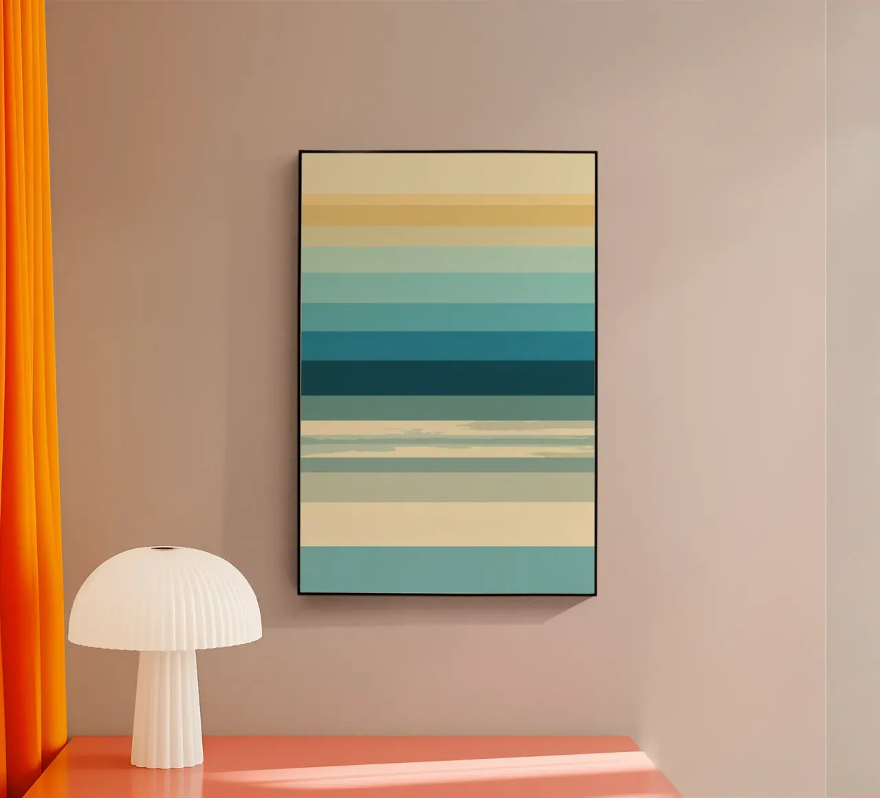 Stripes Serenade plexiglass da Tinyverse Studio