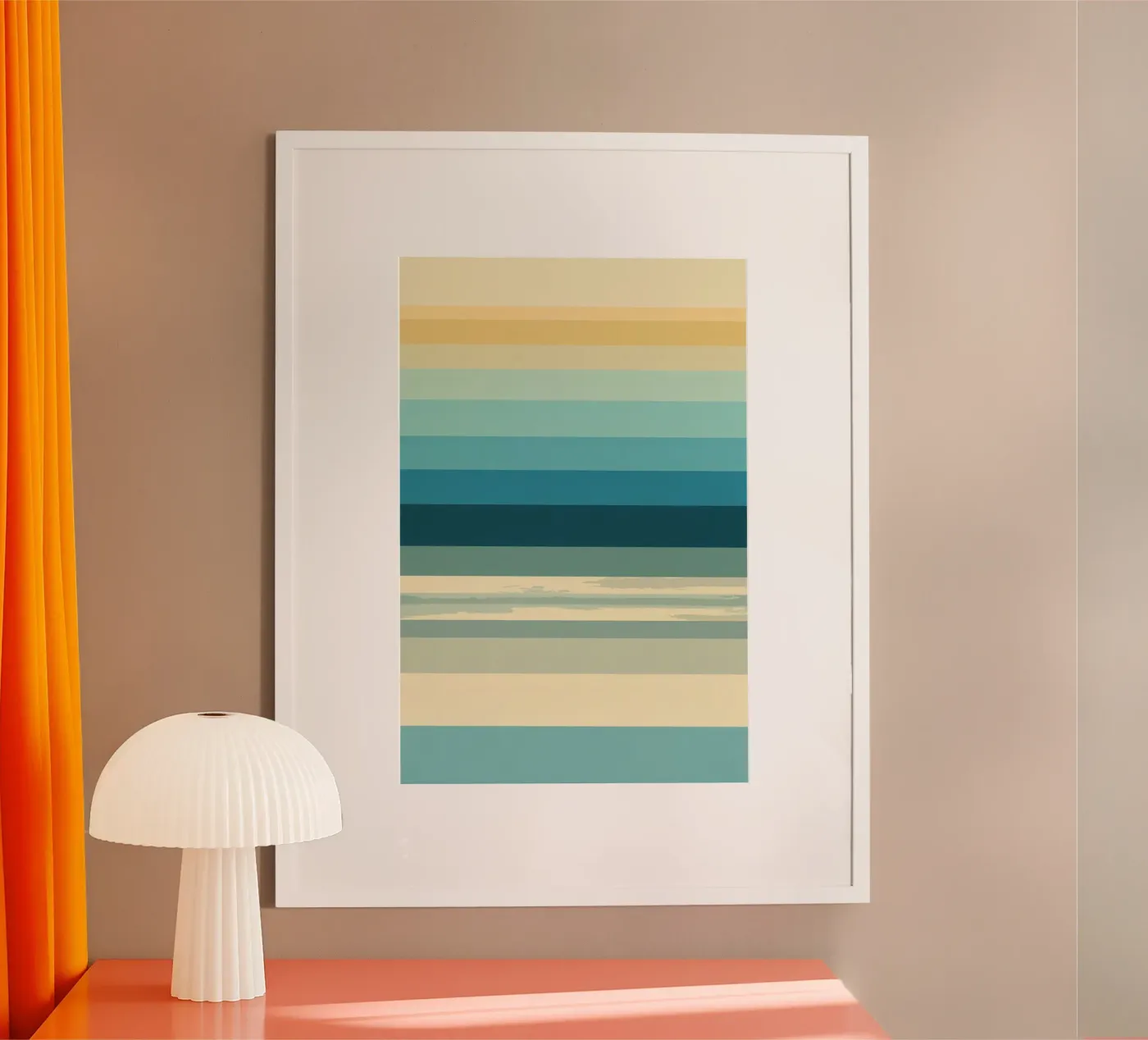 Stripes Serenade poster da Tinyverse Studio