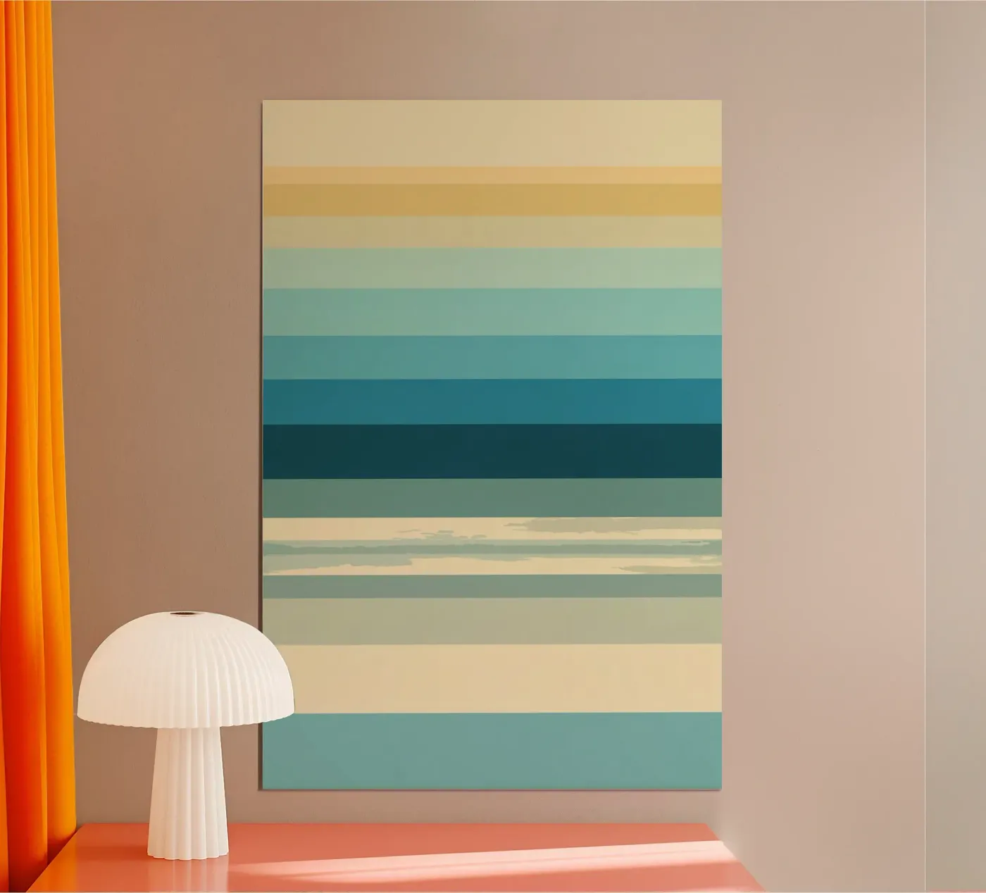 Stripes Serenade poster da Tinyverse Studio