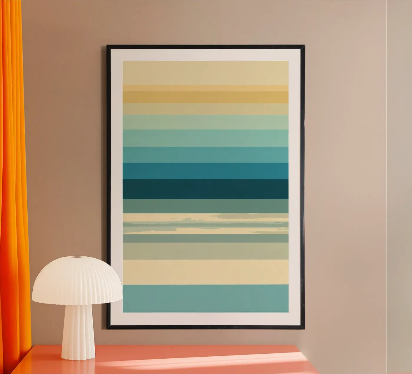 Stripes Serenade poster da Tinyverse Studio