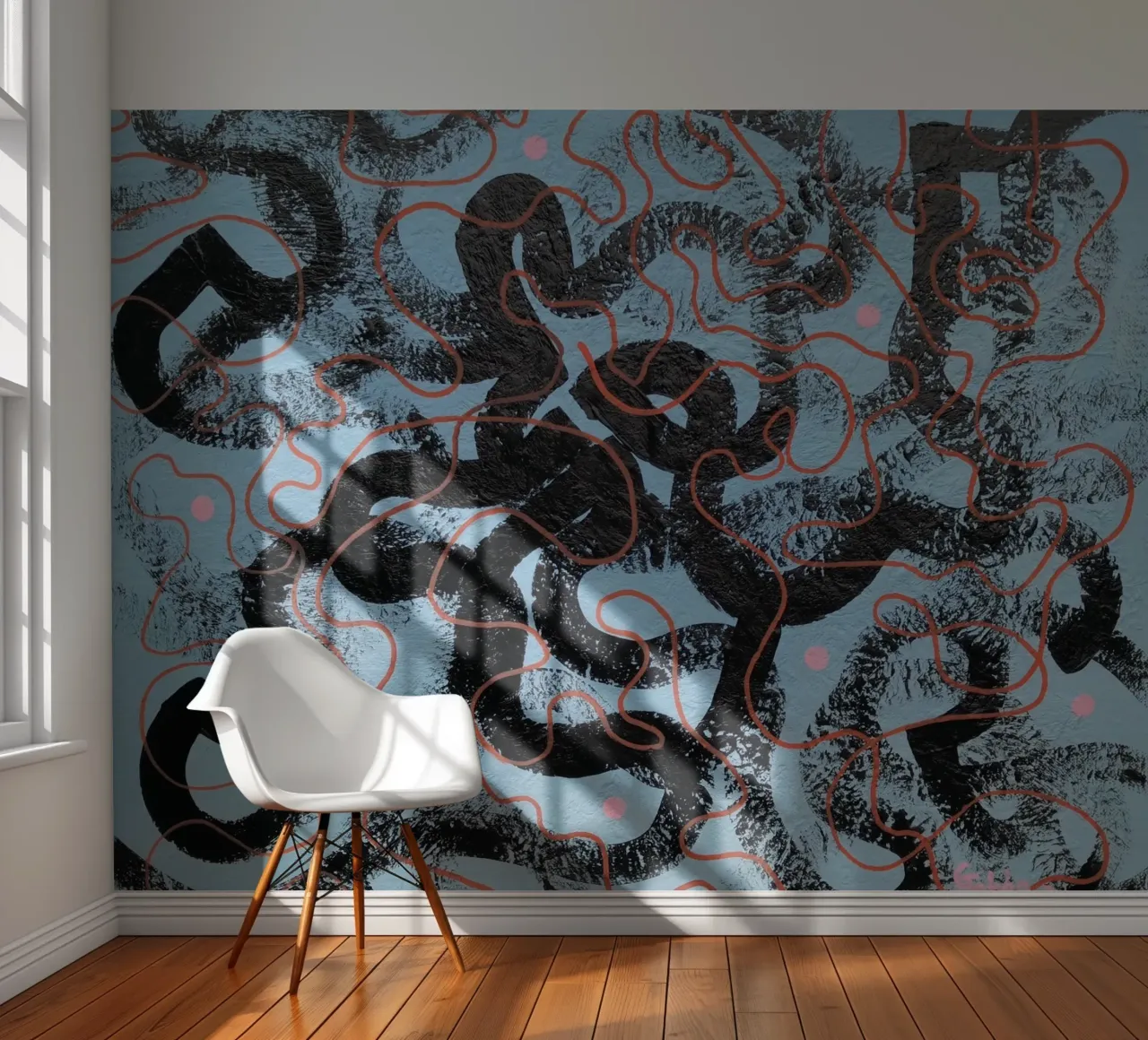 Traces fotobehang van gtobonart