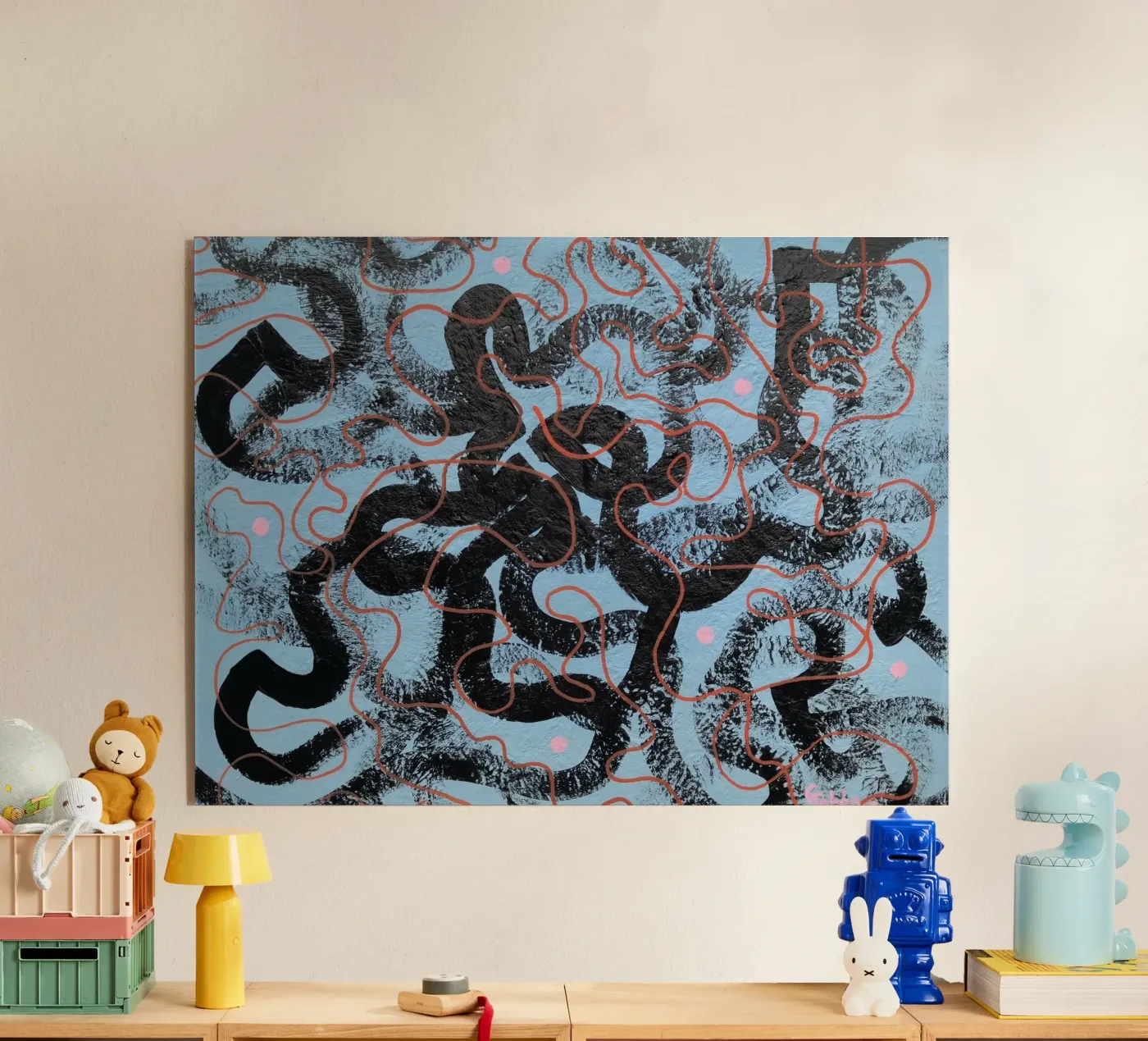 Traces plexiglas de gtobonart