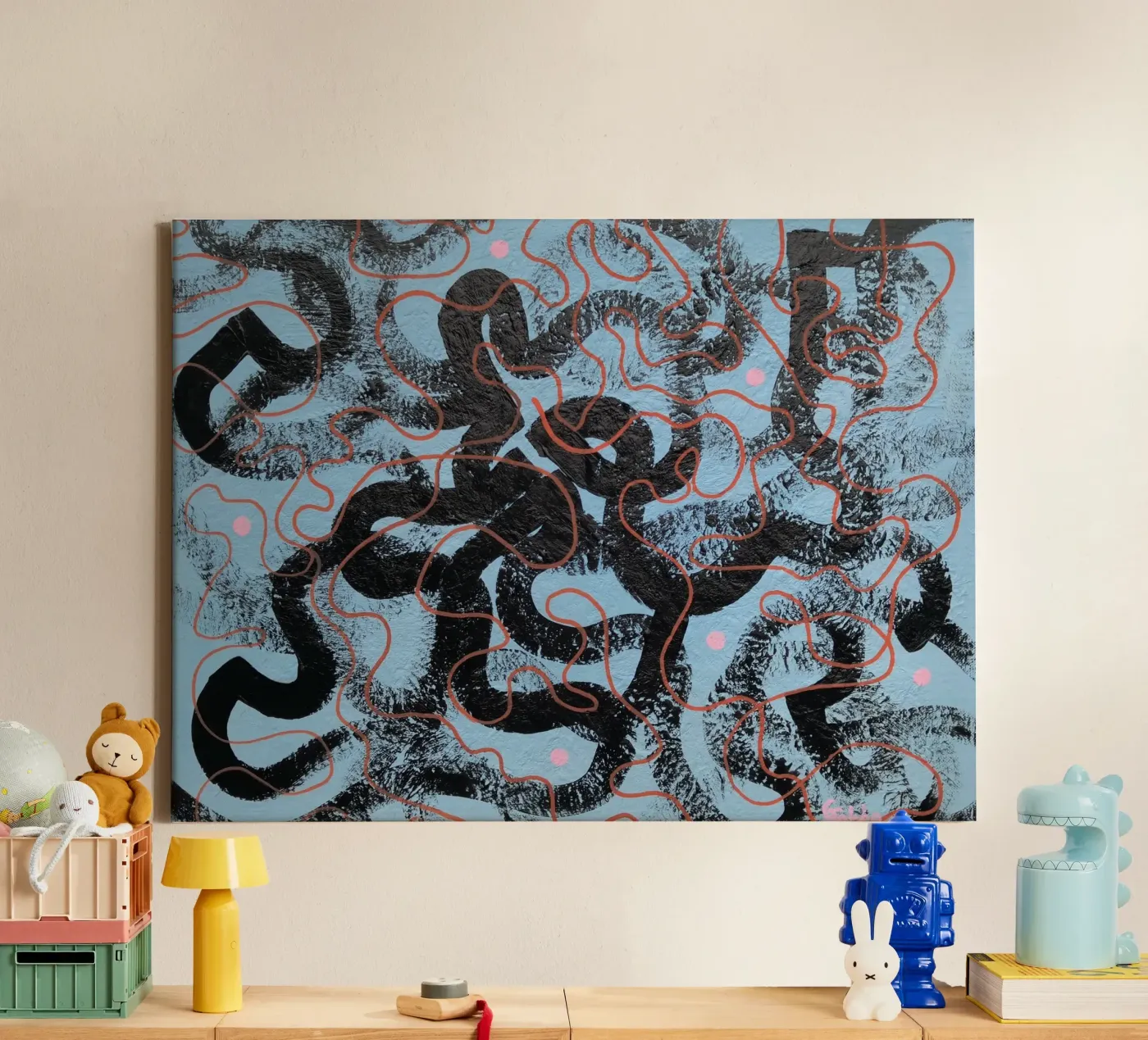 Traces canvas by gtobonart