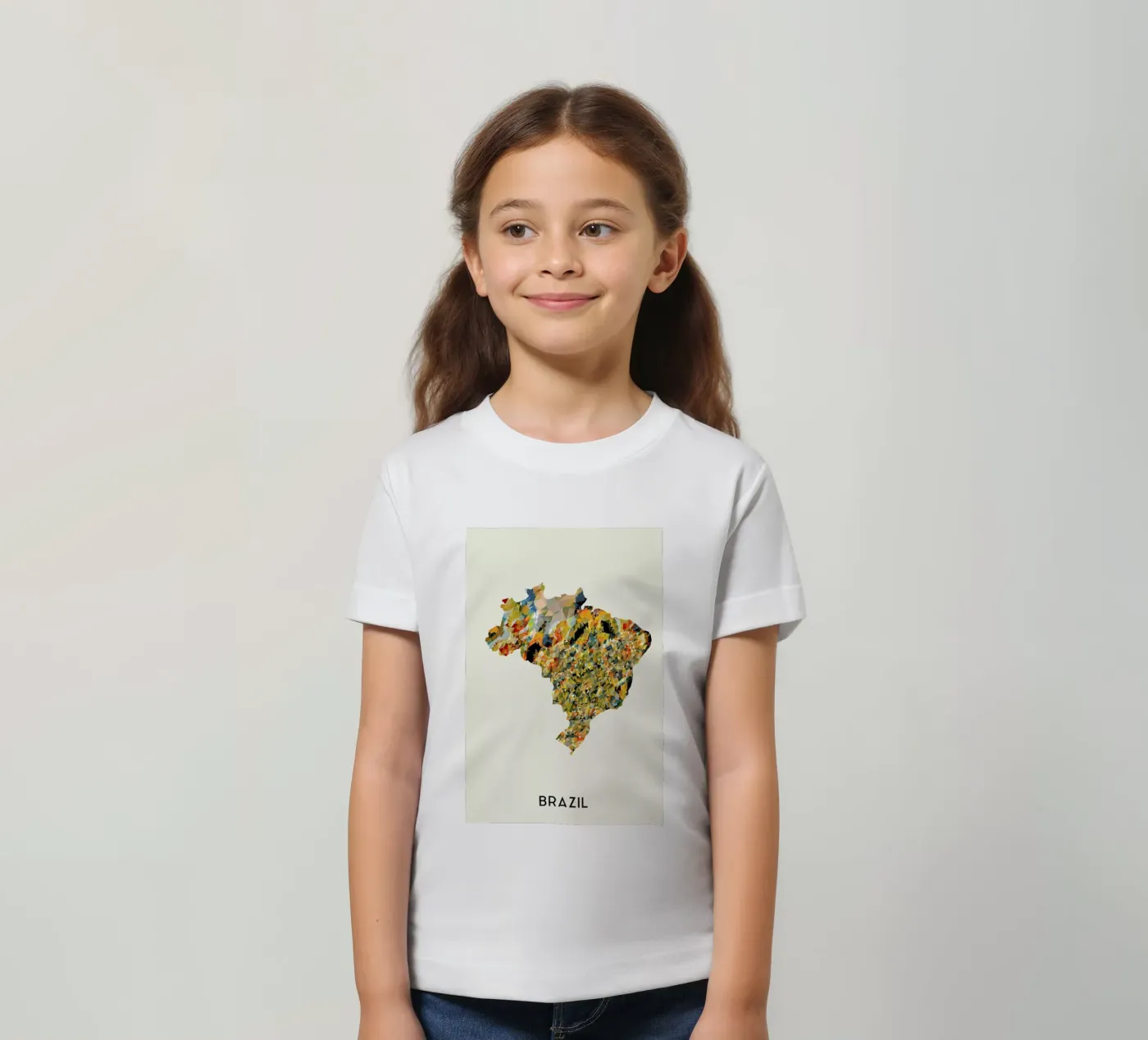 Brazil t-shirt bambini da In Full Color