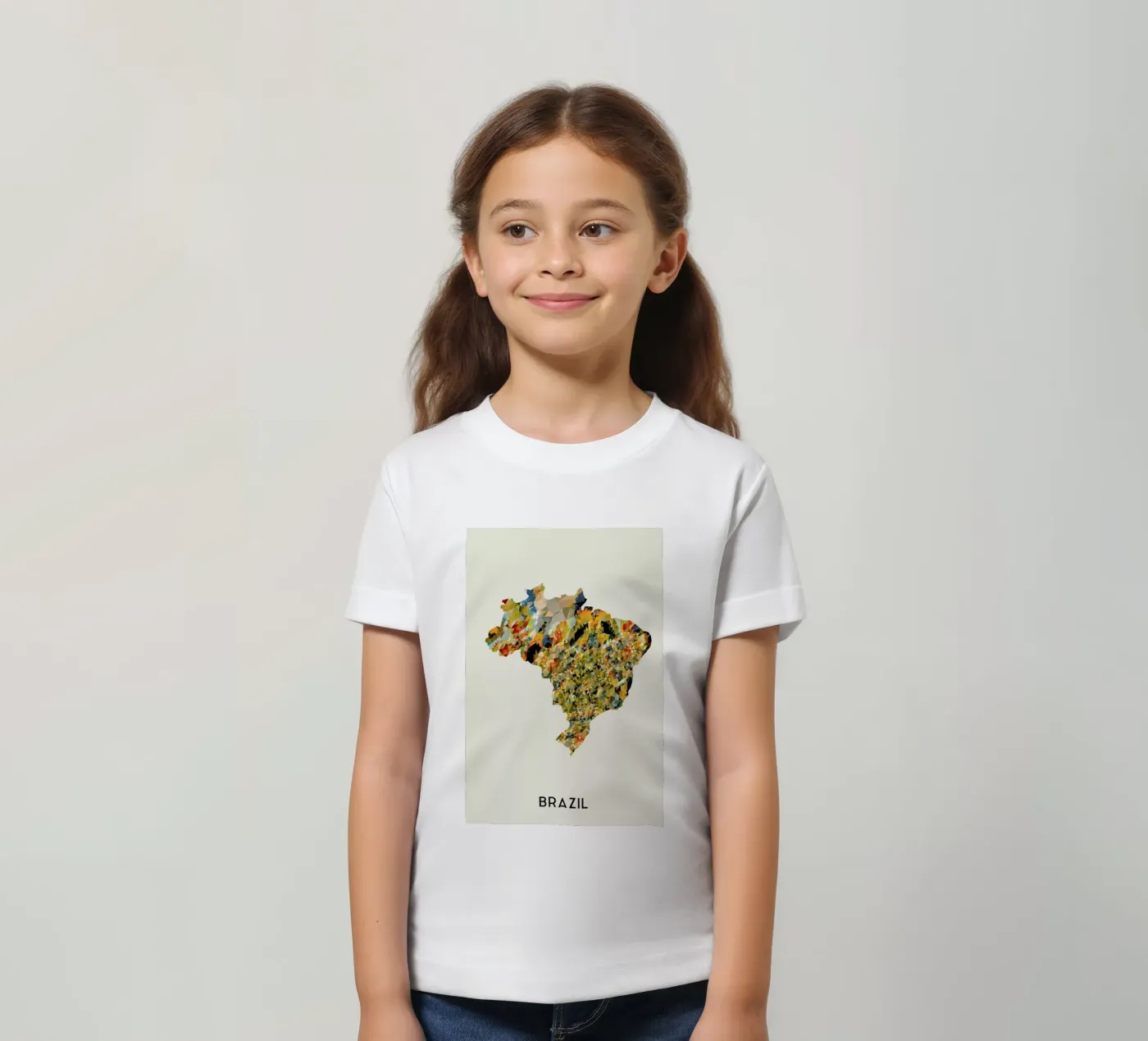 Brazil t-shirt bambini da In Full Color