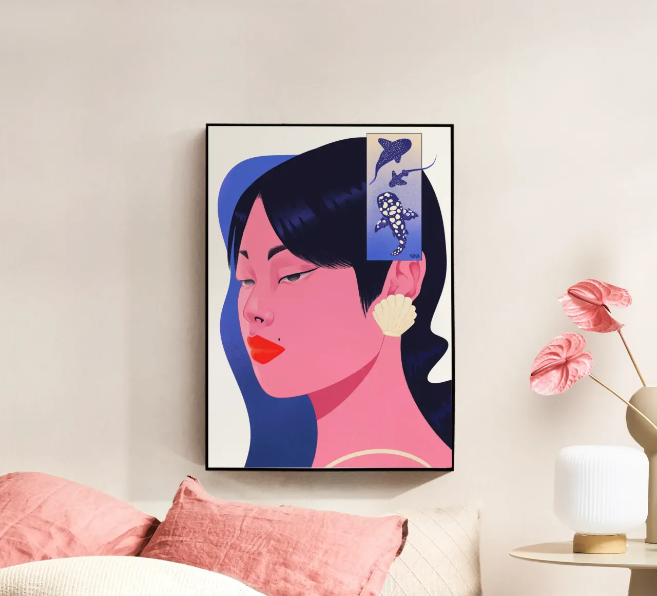 Summer nostalgia plexiglass da Kika illu