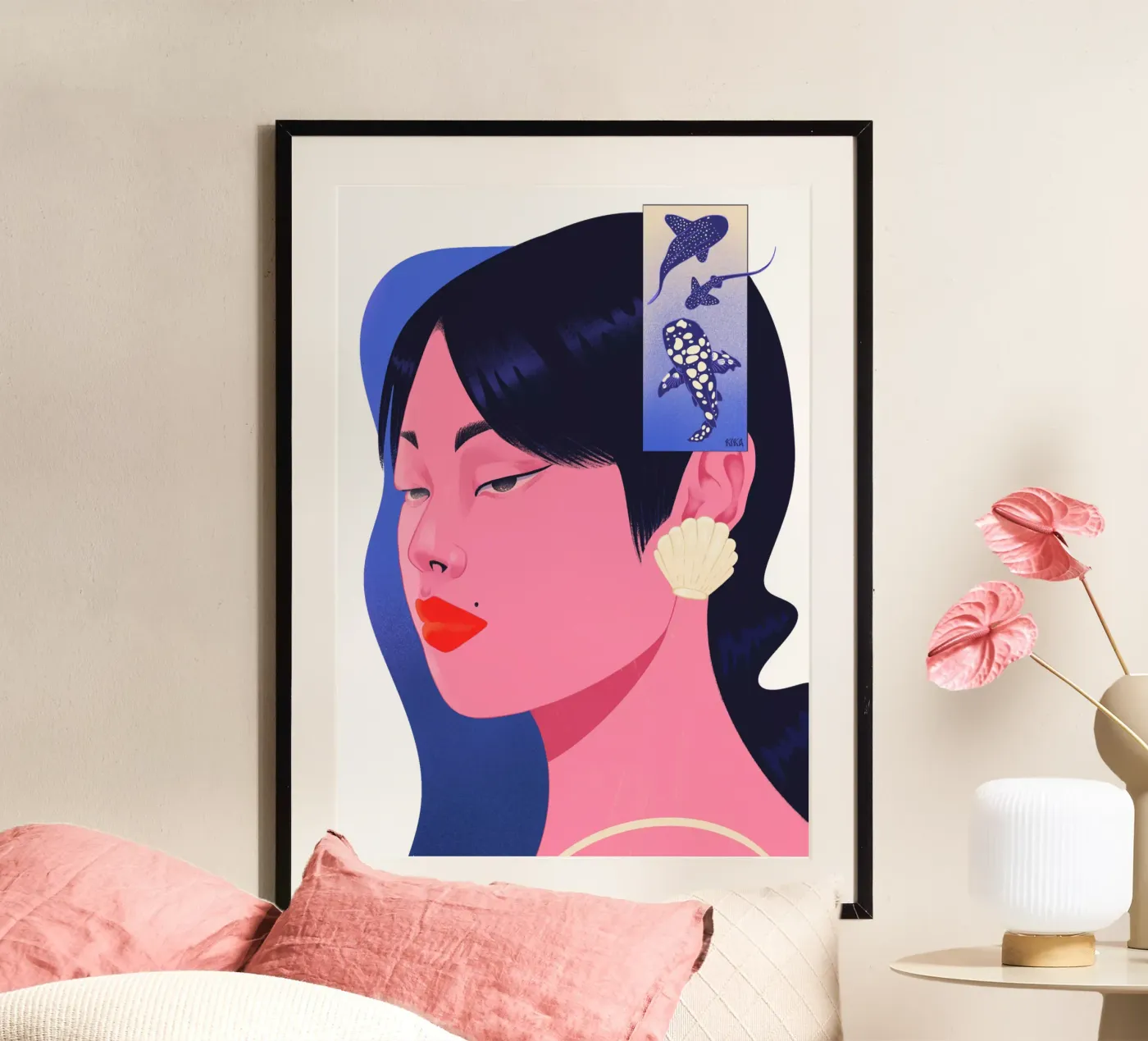 Summer nostalgia poster da Kika illu