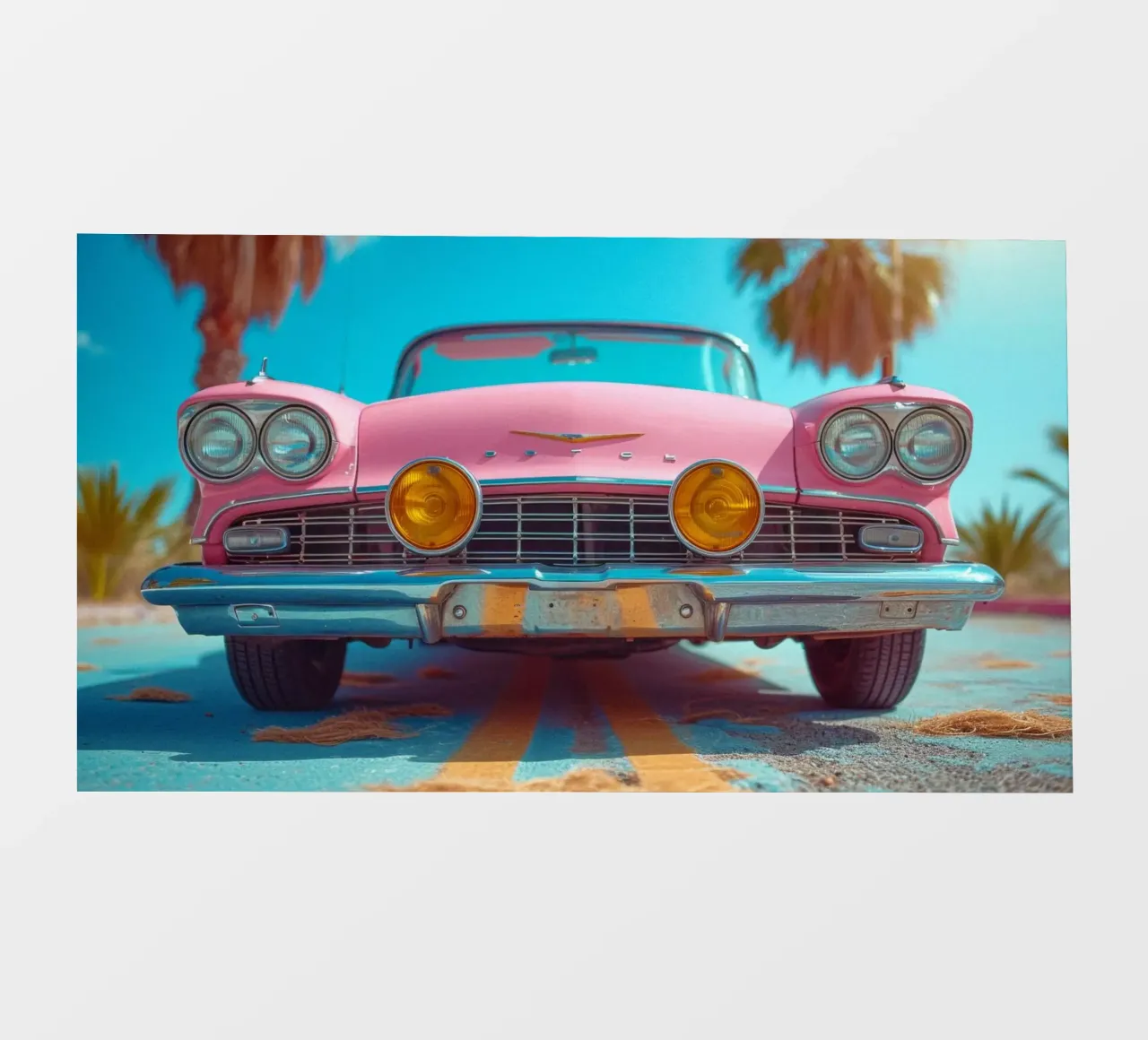 Pink & Palm pellicola backlit da Pink California | Affiches & Posters