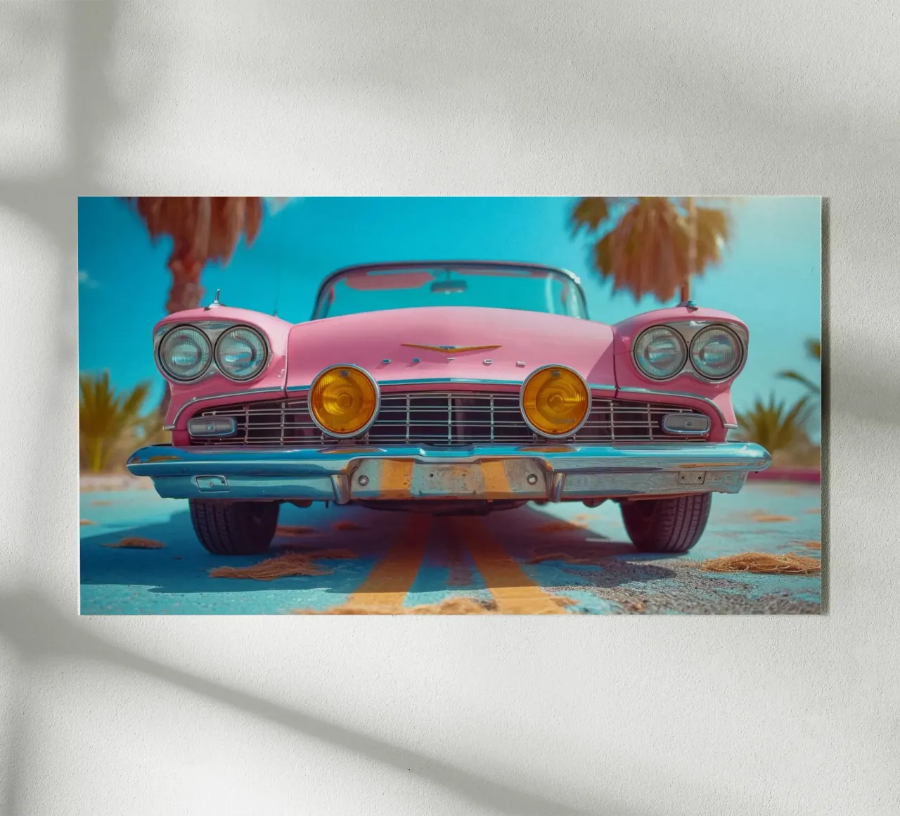 Pink & Palm plexiglass da Pink California | Affiches & Posters