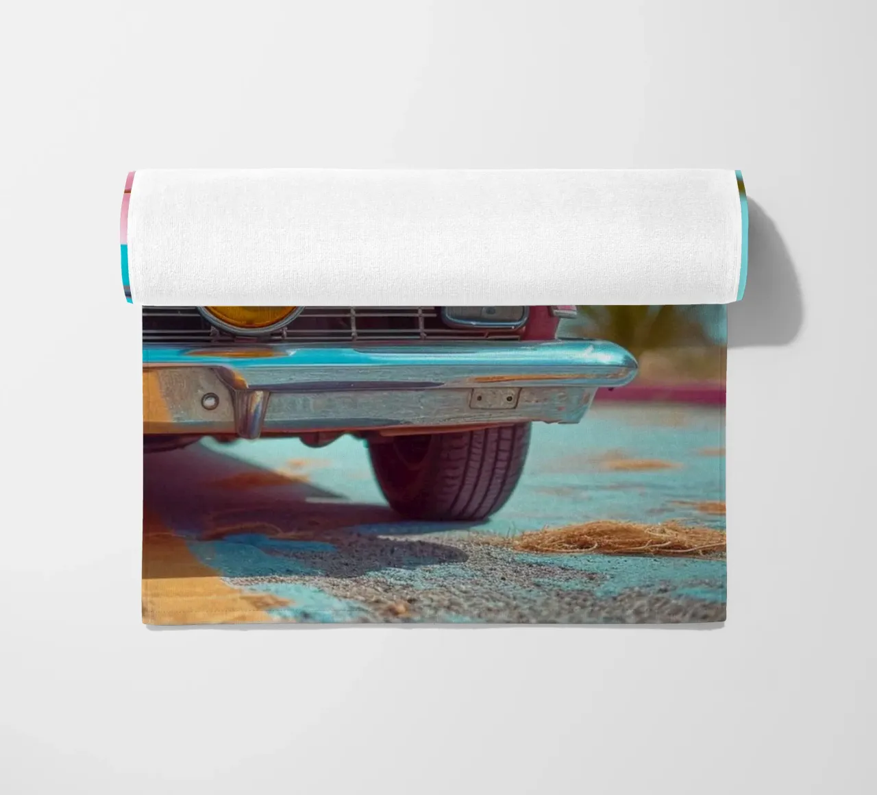 Pink & Palm telo mare da Pink California | Affiches & Posters