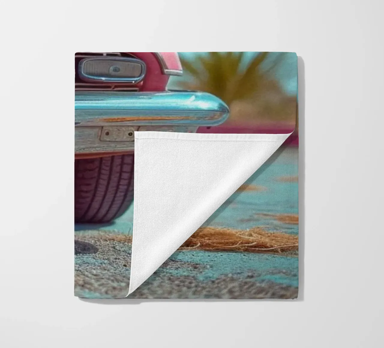 Pink & Palm telo mare da Pink California | Affiches & Posters