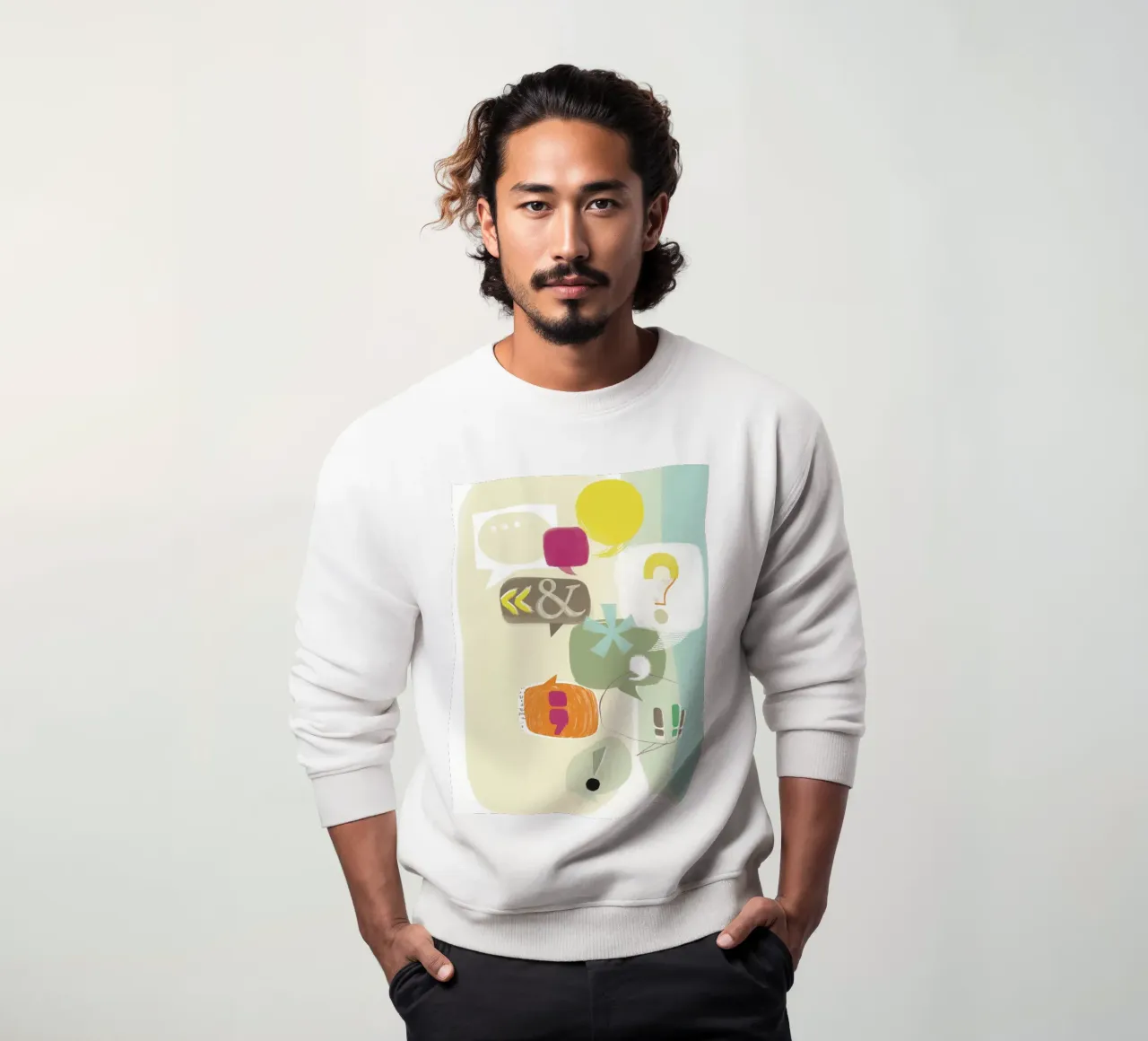 Blah! felpa da Catherine Aguilar