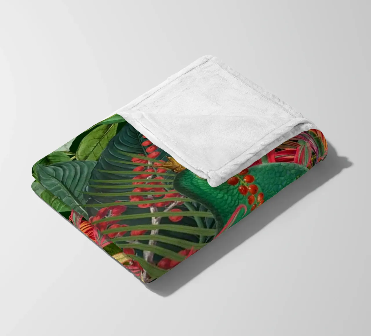 Il re dei pappagalli coperta in pile da Andrea Haase Vintage World