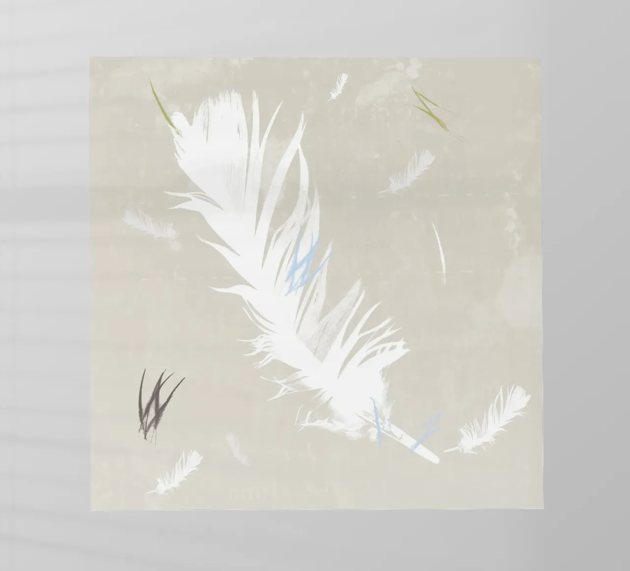 Feather In Your Cap pellicola backlit da Catherine Aguilar