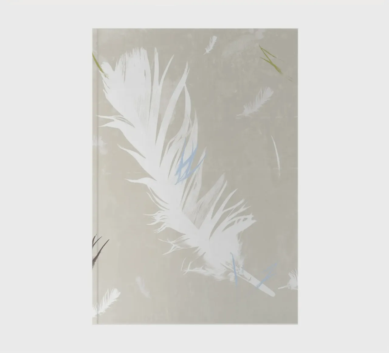 Feather In Your Cap notebook by Catherine Aguilar