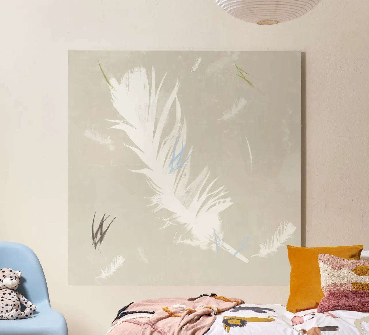 Feather In Your Cap plexiglass da Catherine Aguilar