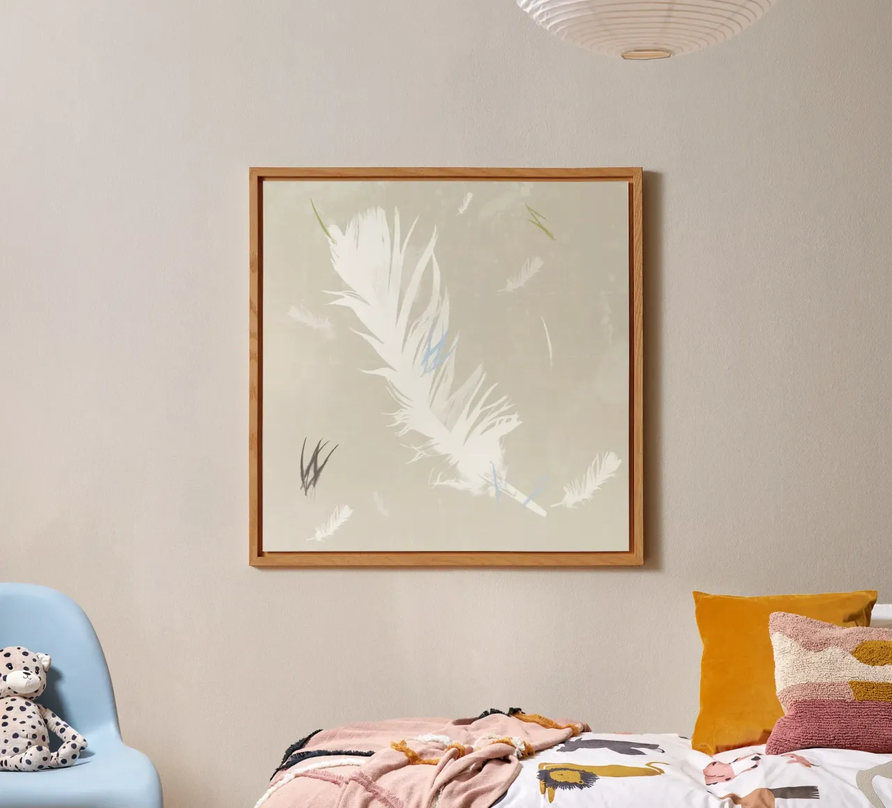 Feather In Your Cap alluminio dibond da Catherine Aguilar