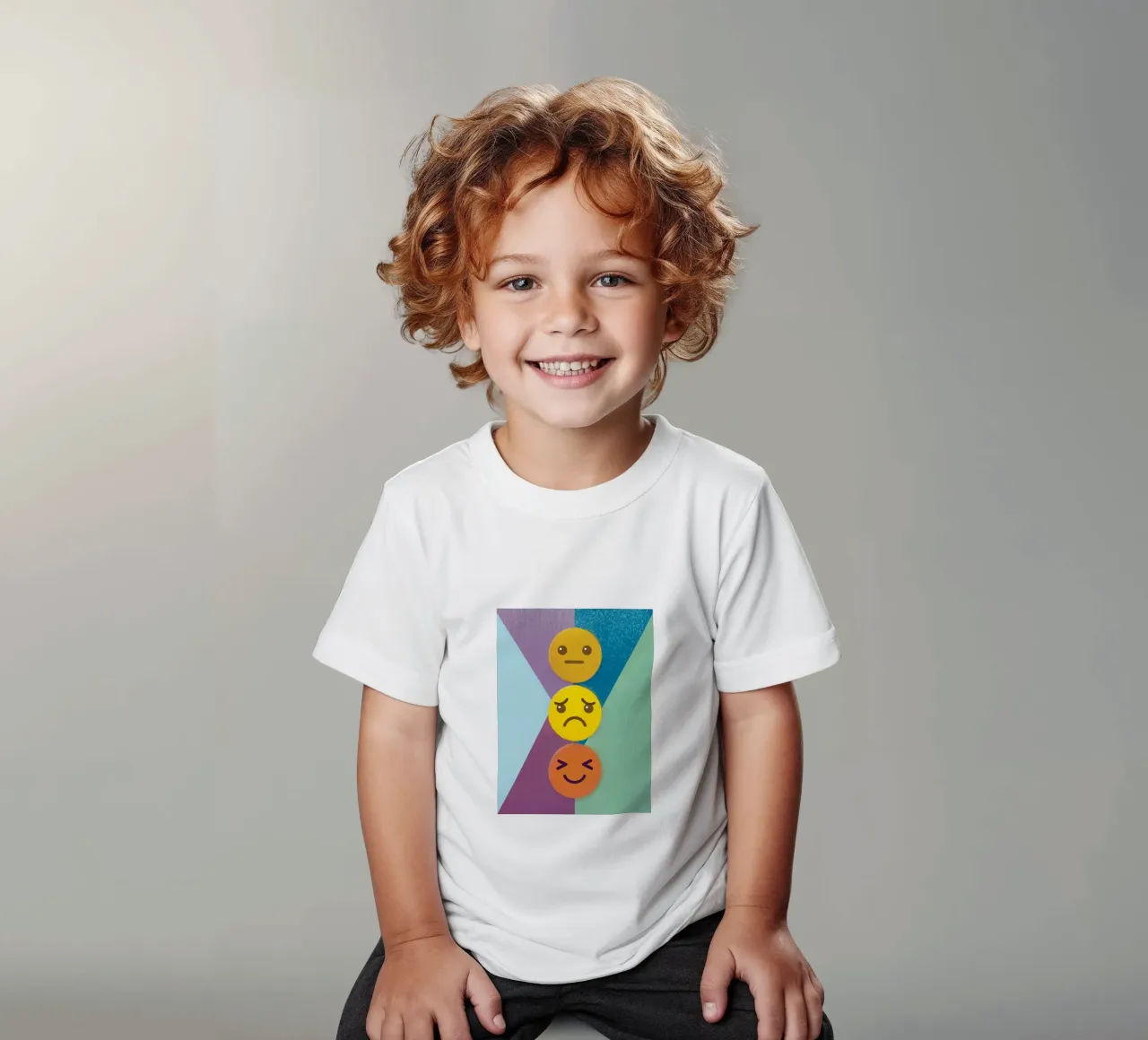 Emoji Stack t-shirt bambini da LOYAL SHOP