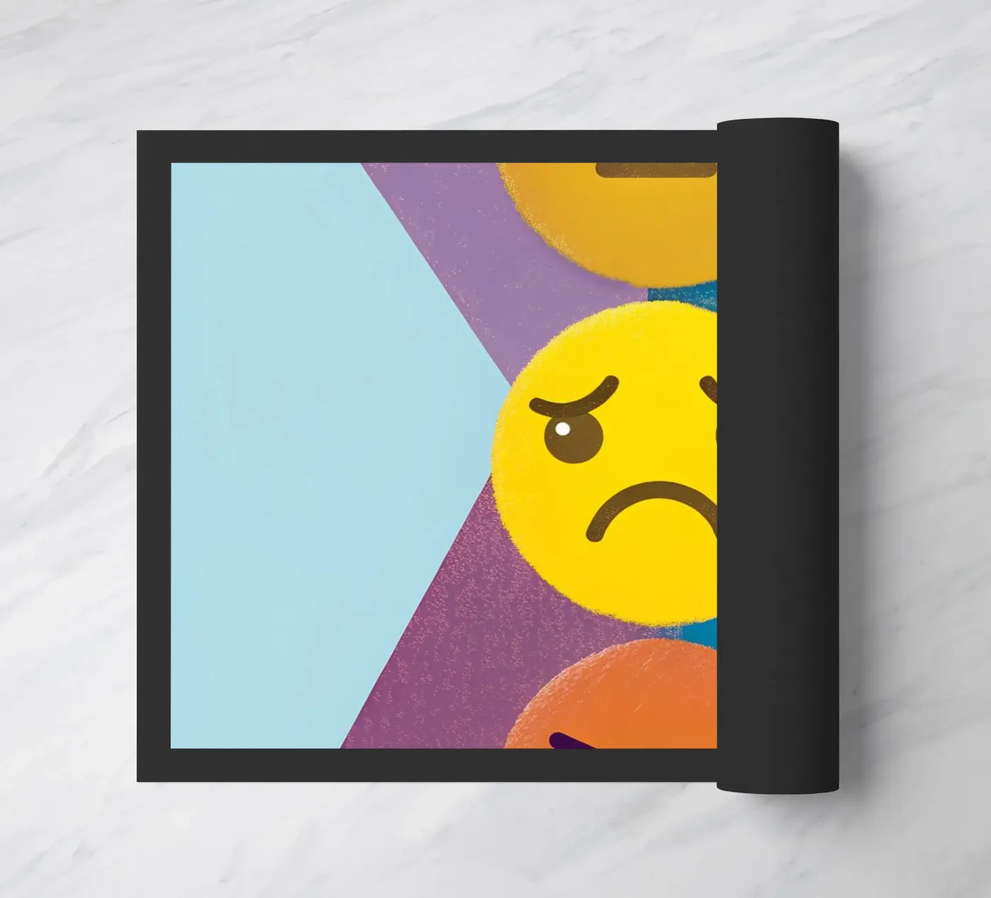 Pile d'Emoji paillasson de LOYAL SHOP