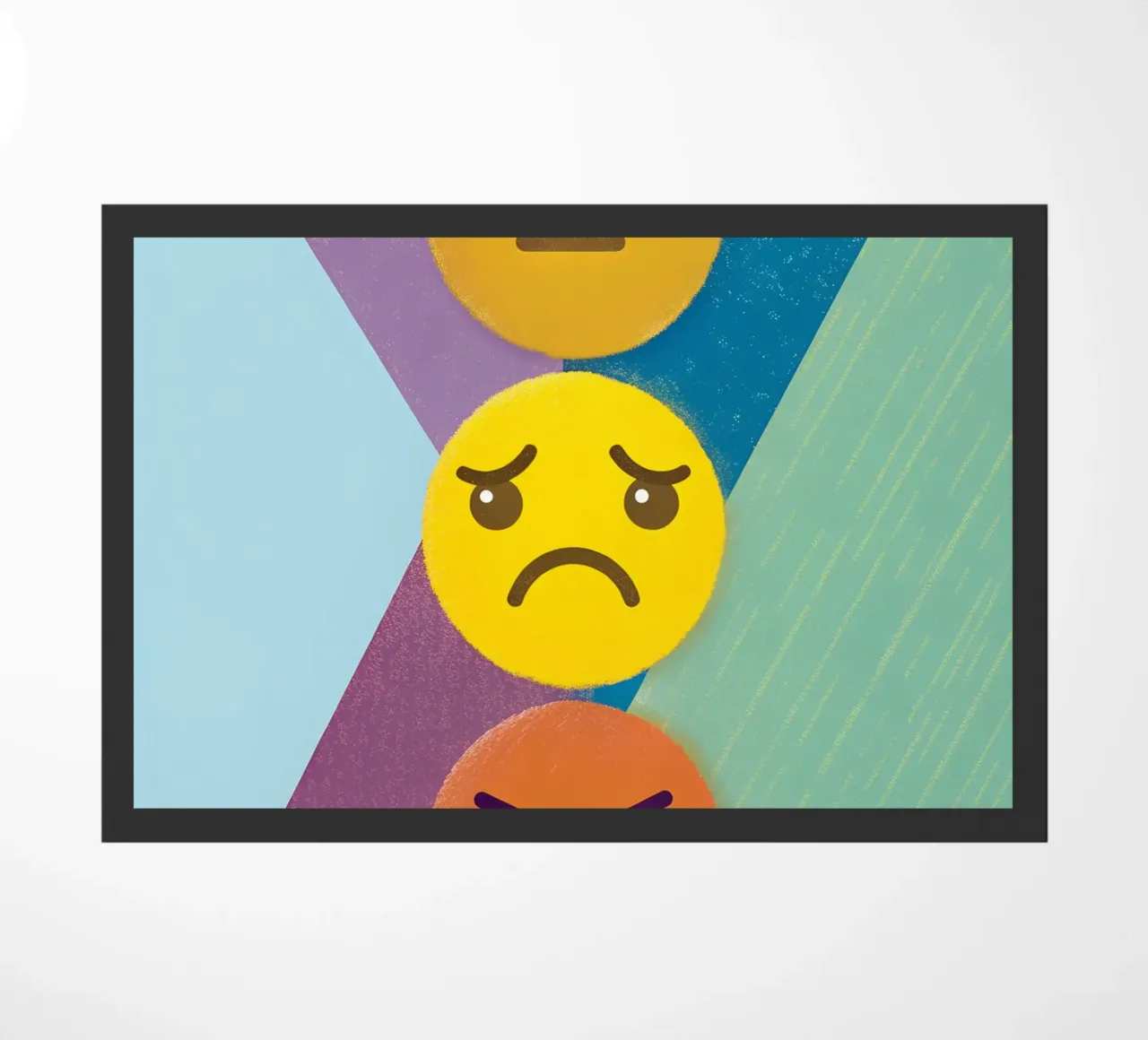 Emoji Stack doormat by LOYAL SHOP