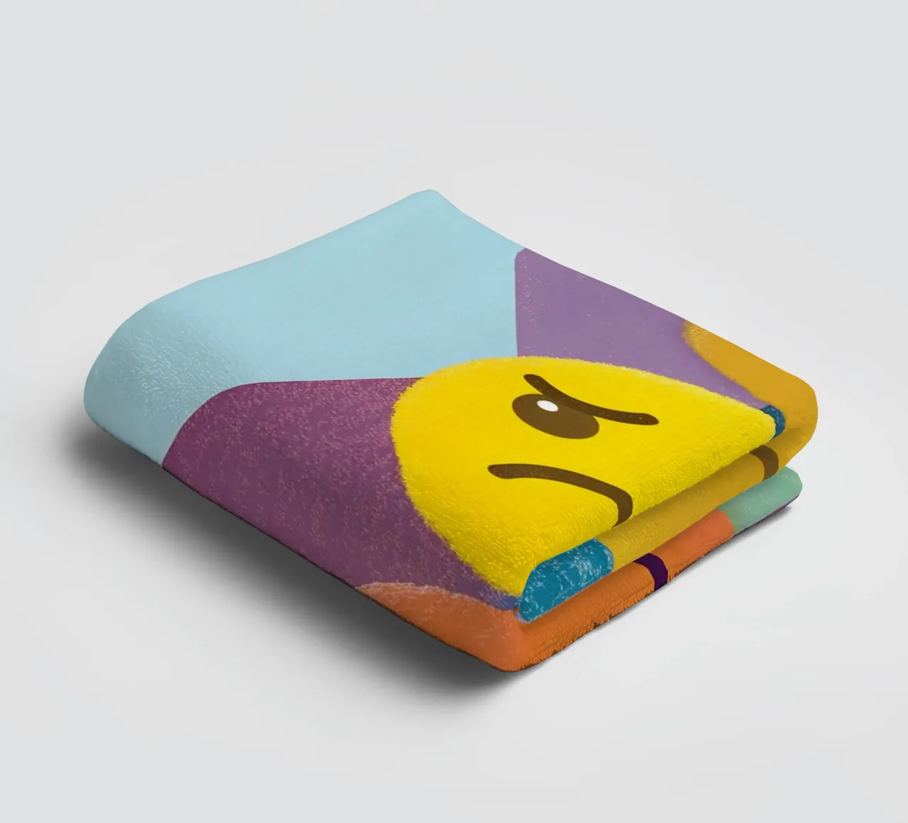 Emoji stapel badhanddoek van LOYAL SHOP