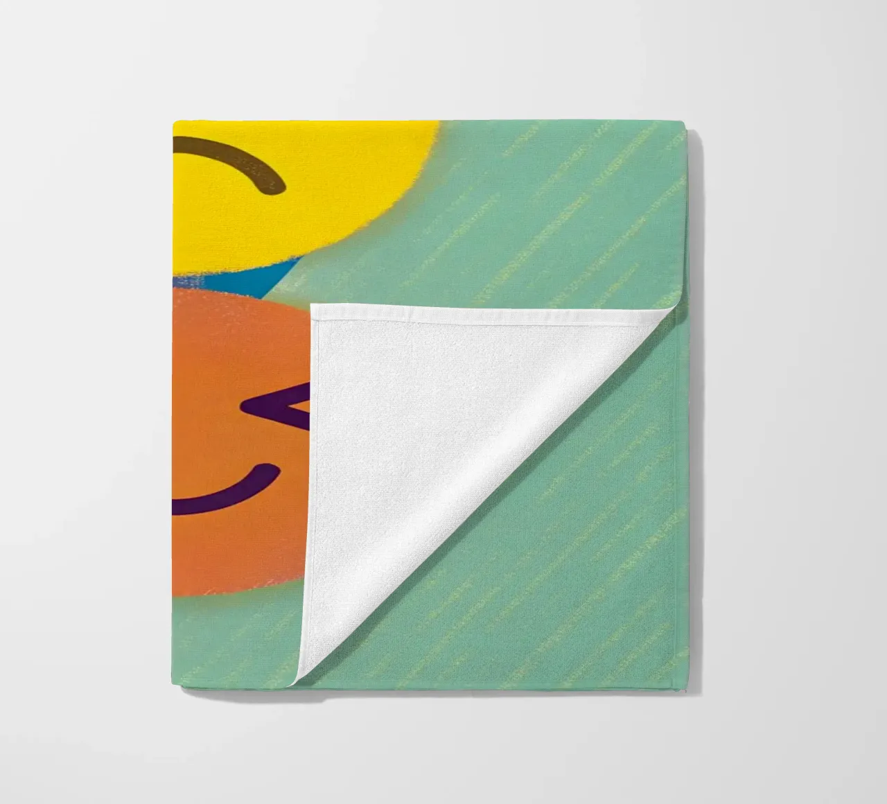 Emoji Stack beach towel by LOYAL SHOP