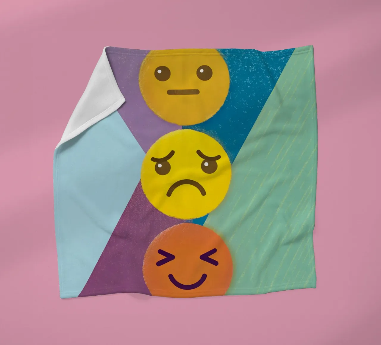 Emoji Stack Fleecedecke von LOYAL SHOP