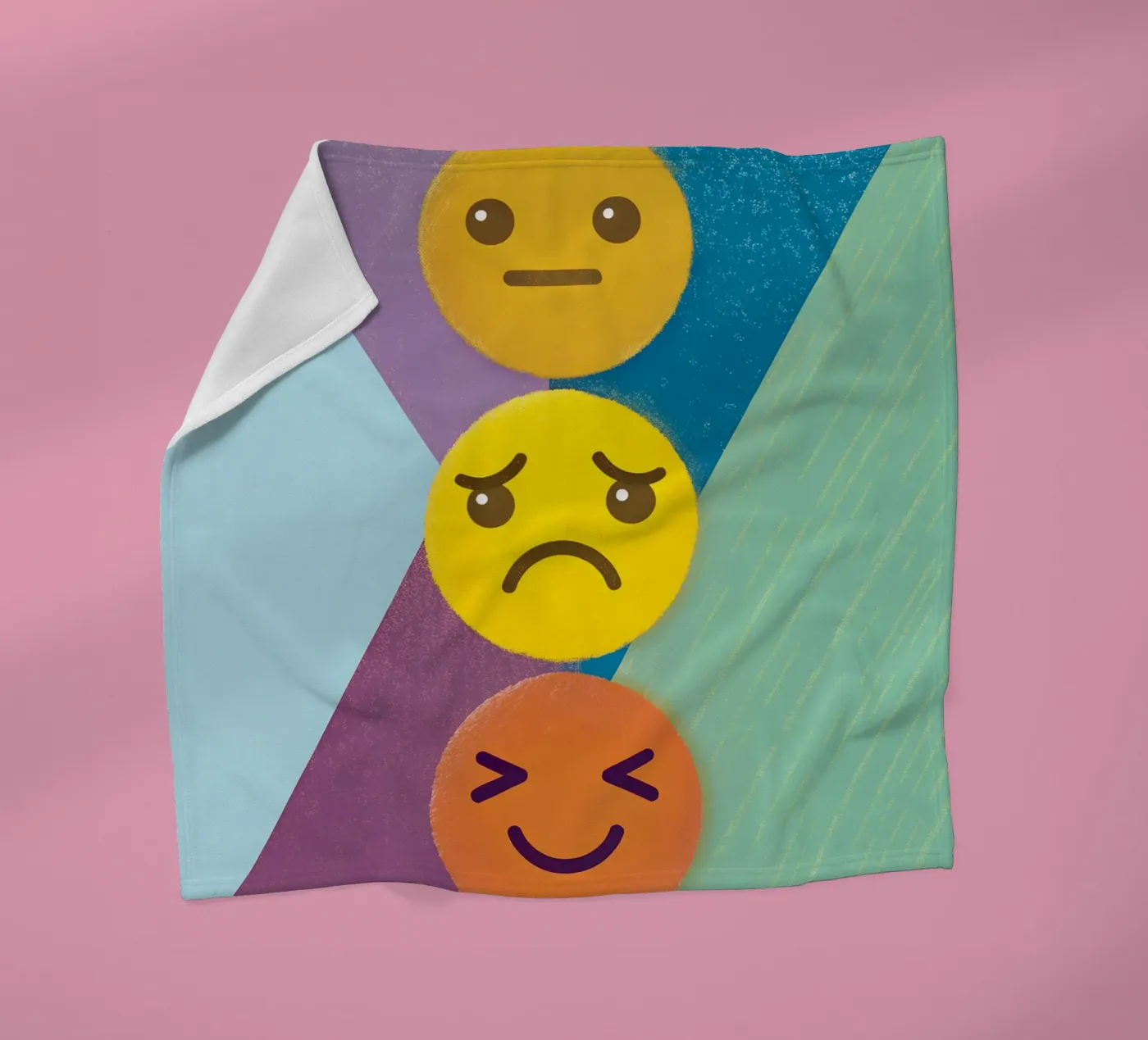 Emoji Stack Fleecedecke von LOYAL SHOP