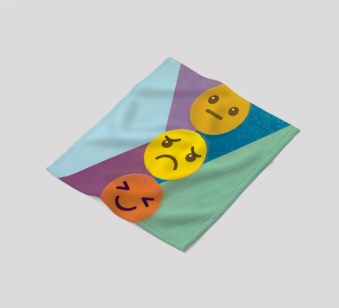 Emoji Stack Fleecedecke von LOYAL SHOP