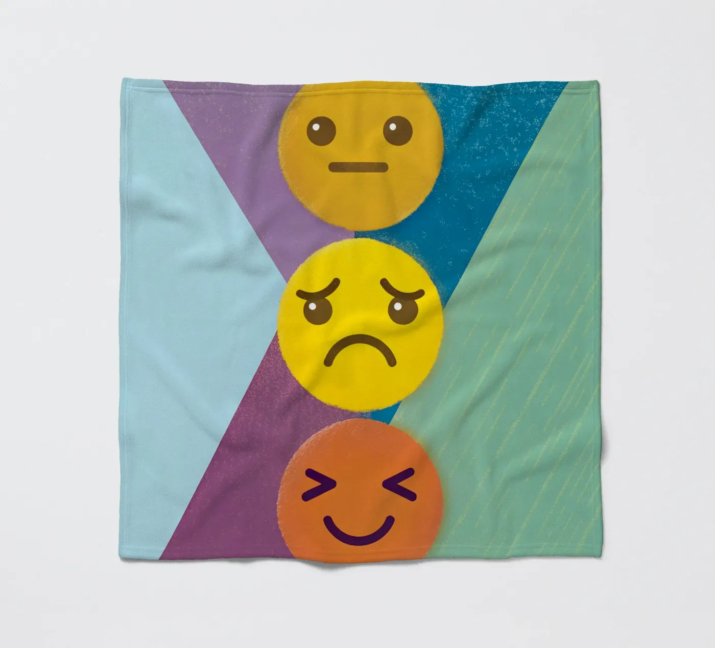 Emoji Stack Fleecedecke von LOYAL SHOP