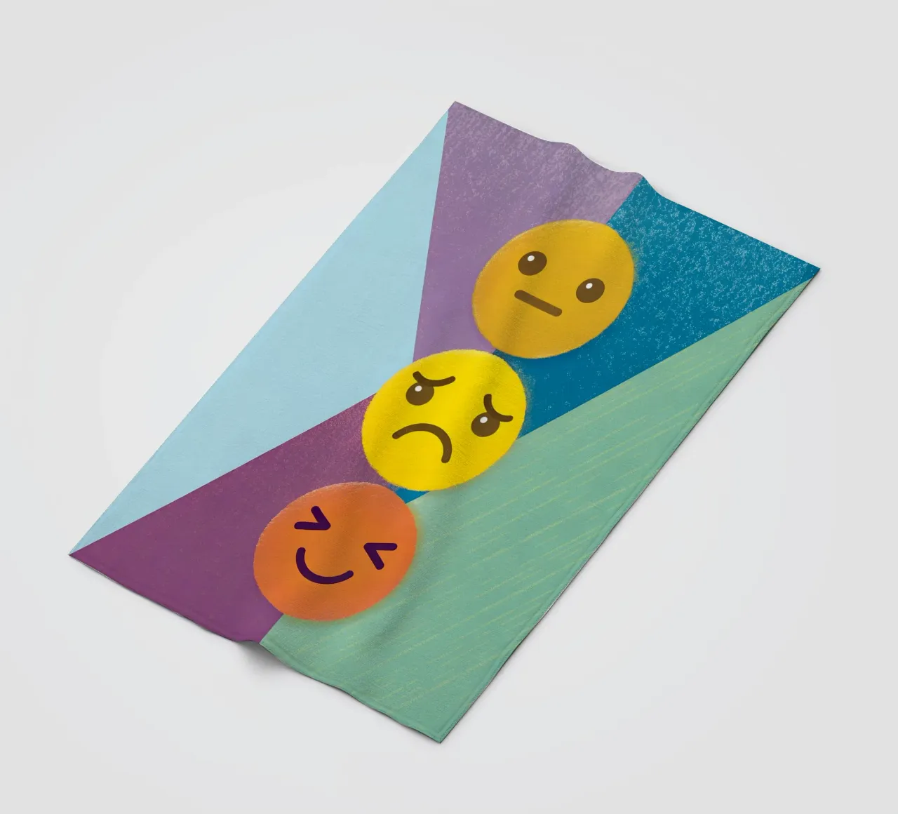 Emoji Stack Fleecedecke von LOYAL SHOP