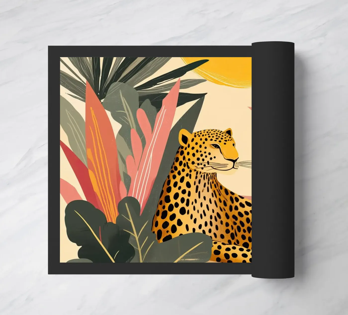 Sunny Leopard deurmat van Kiara