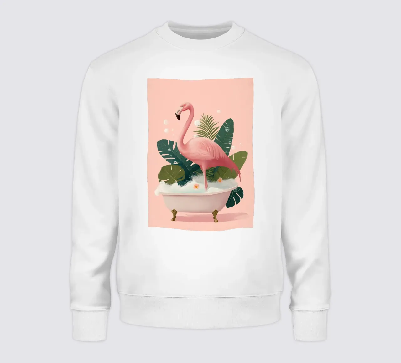 Bubble Bath Flamingo felpa da Kiara