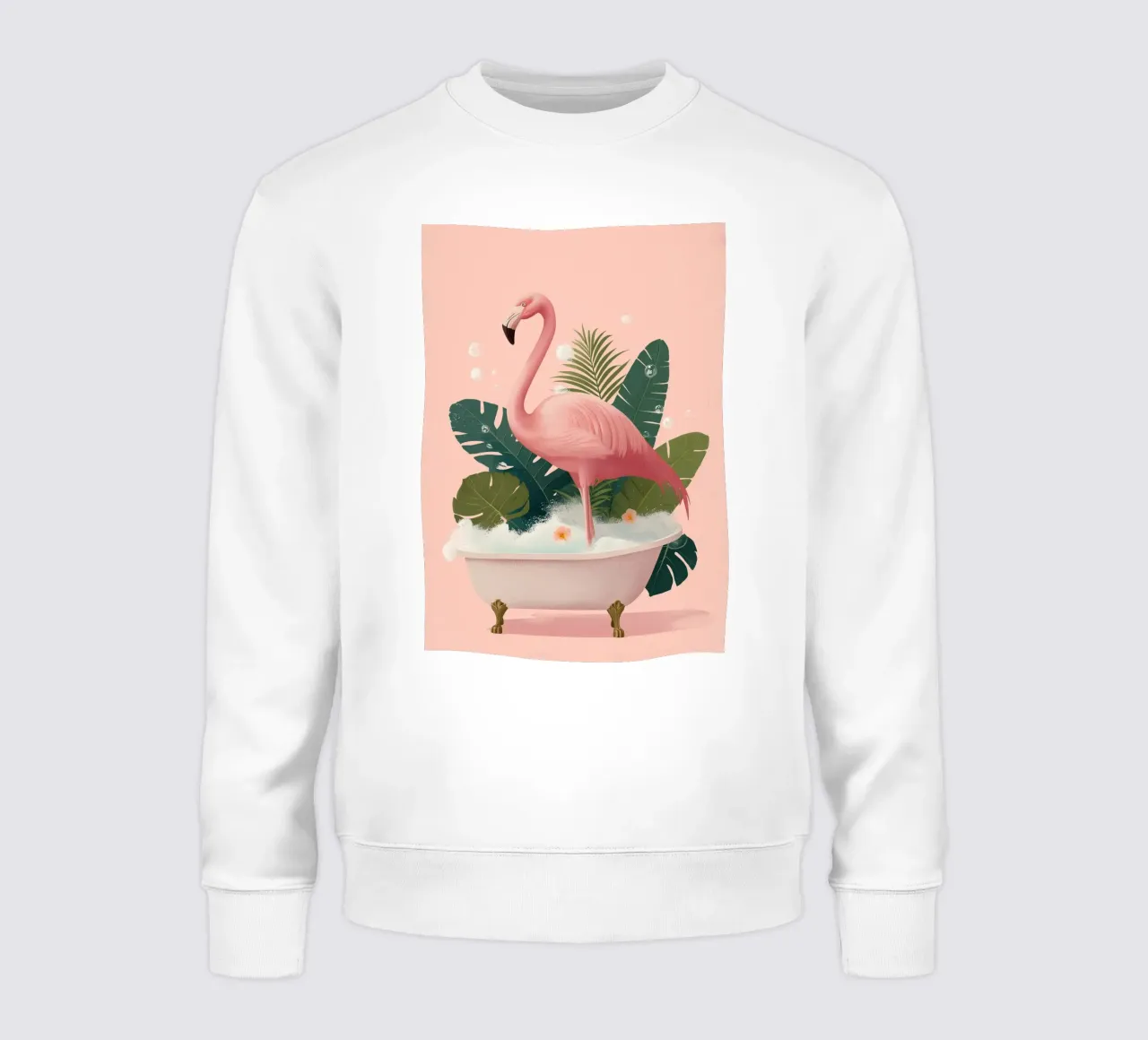 Bubble Bath Flamingo felpa da Kiara