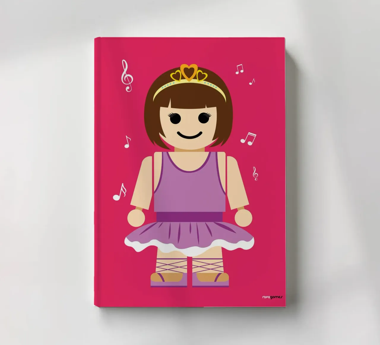 Ballerina Toy notebook by Rafa Gomes