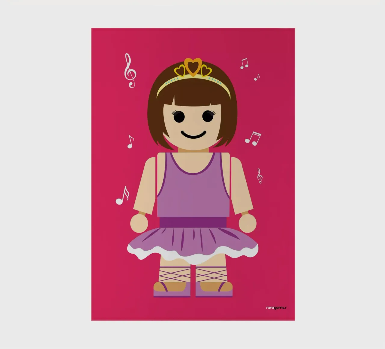 Ballerina Toy notebook by Rafa Gomes