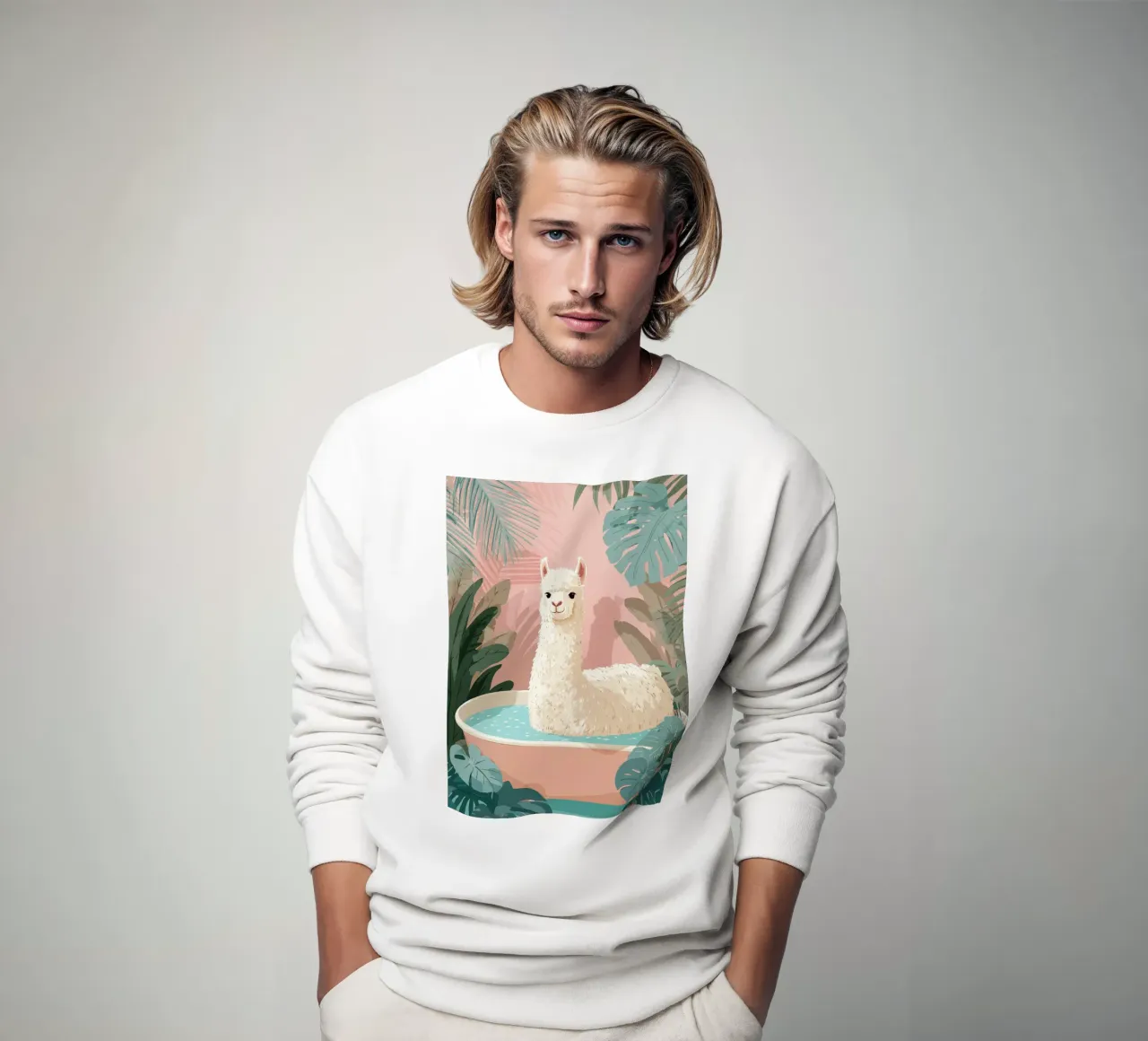 Alpaca Spa Day felpa da Kiara