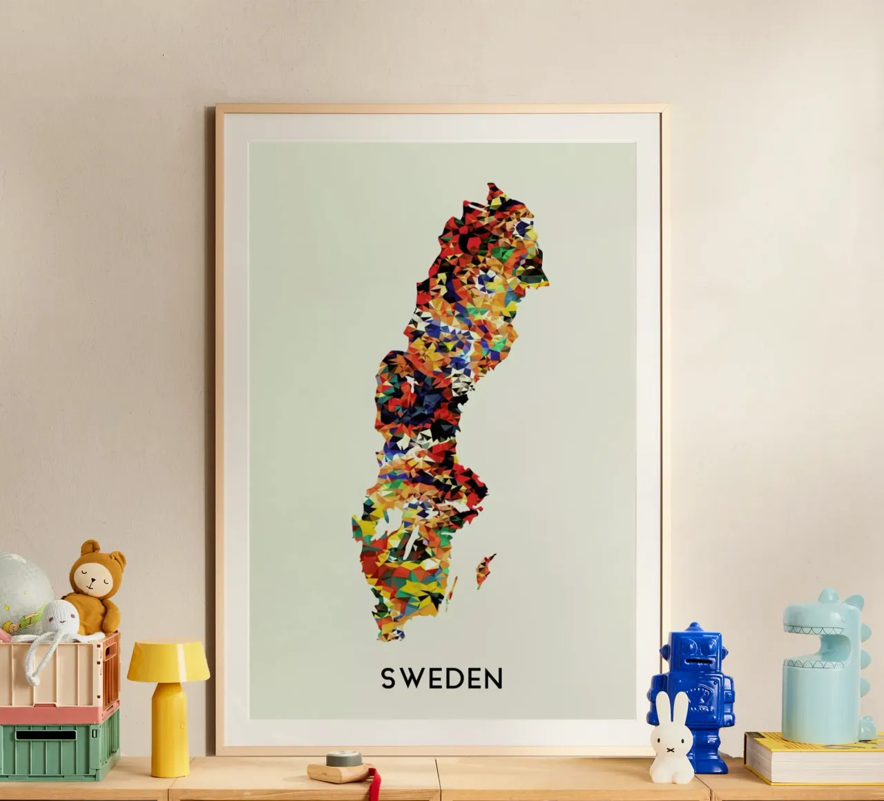 Sweden poster by In Full Color