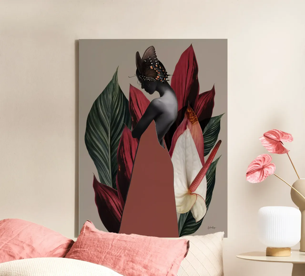 Dracena tela con Cornice a cassetta da Ana Paula Hoppe