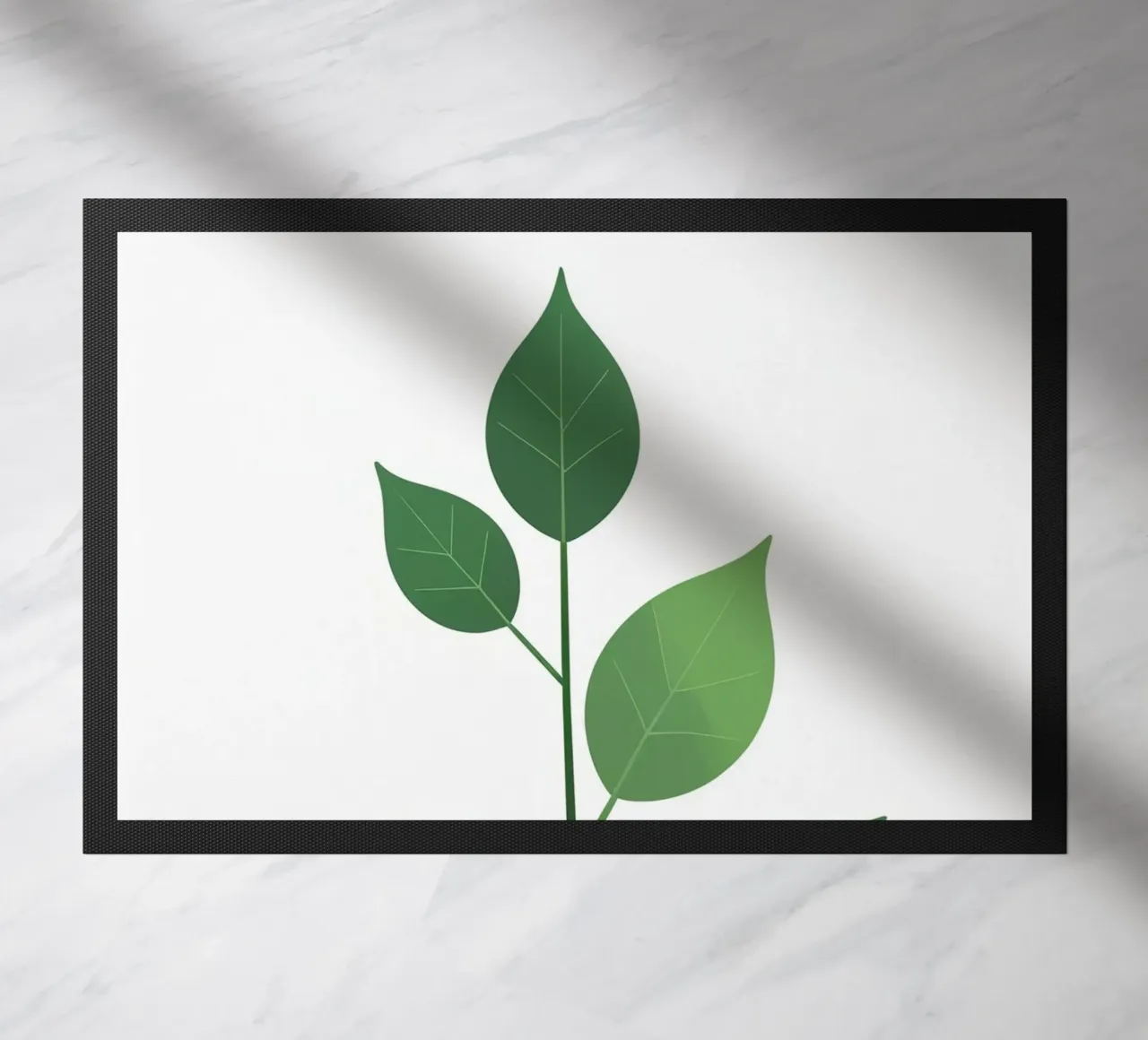 Ramo semplice con 3 foglie zerbino da Botanical Gallery