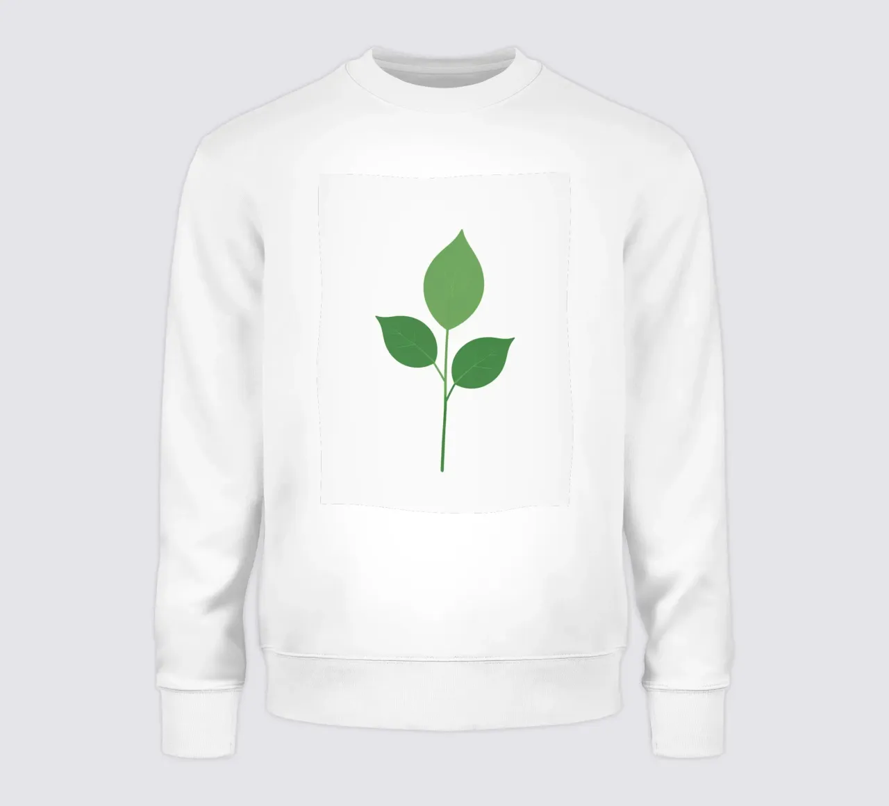 Ramo semplice con 3 foglie felpa da Botanical Gallery