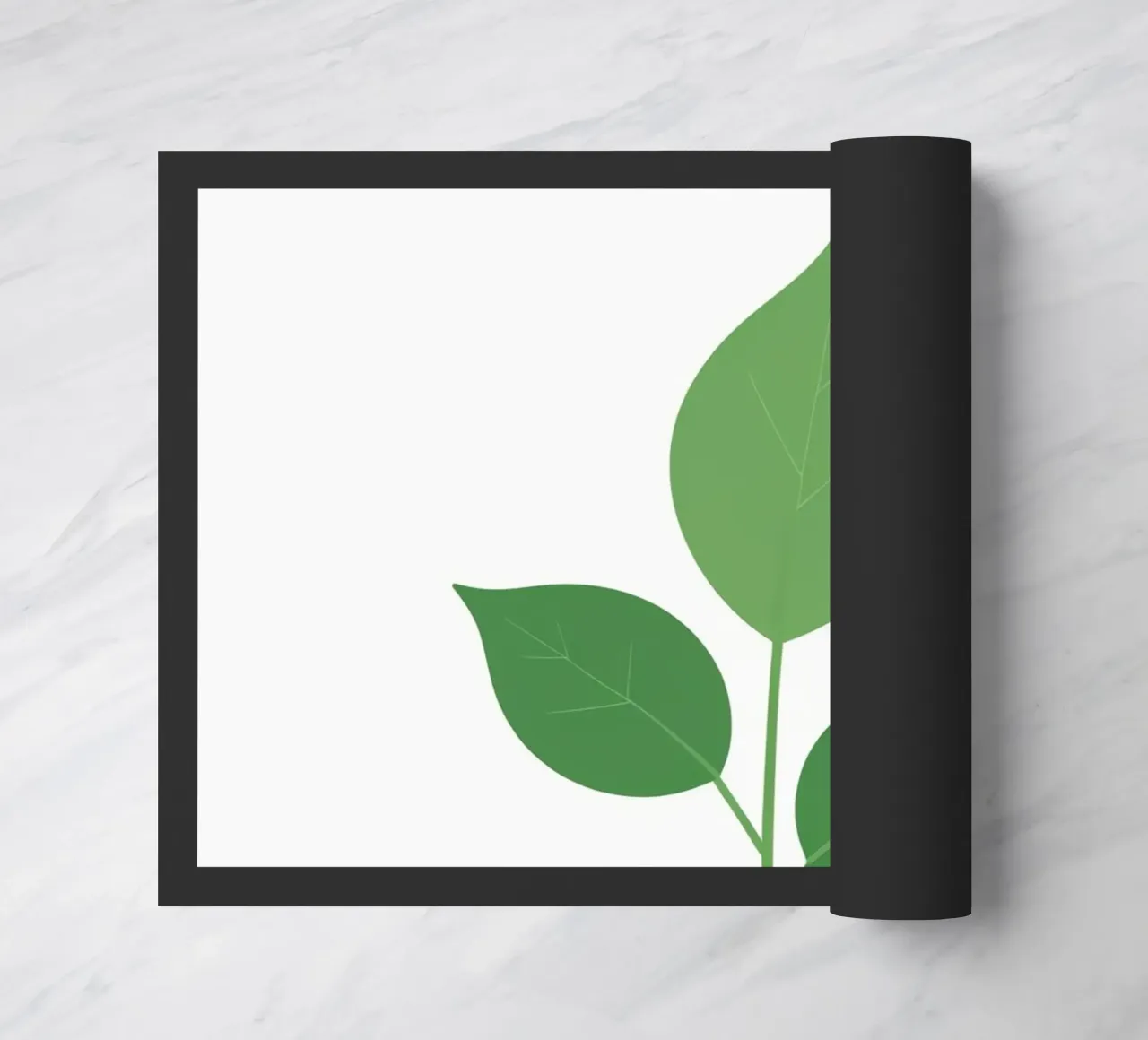 Ramo semplice con 3 foglie zerbino da Botanical Gallery