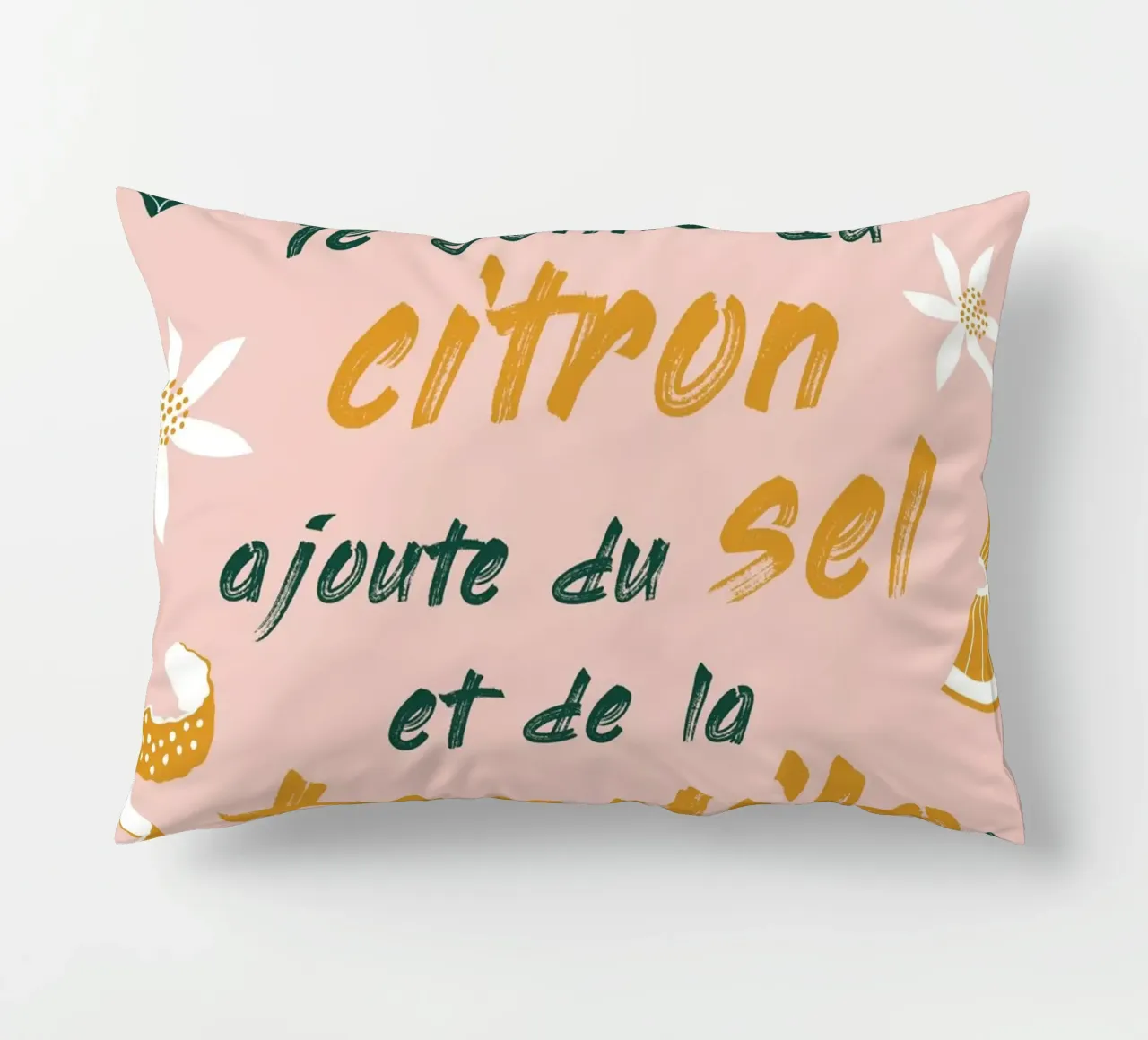 si la vie te donne du citron, ajoute du sel et de la tequila cuscino da alice