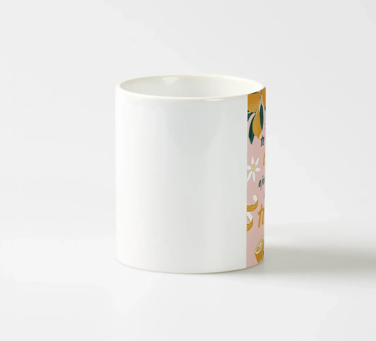 si la vie te donne du citron, ajoute du sel et de la tequila tazza in ceramica da alice